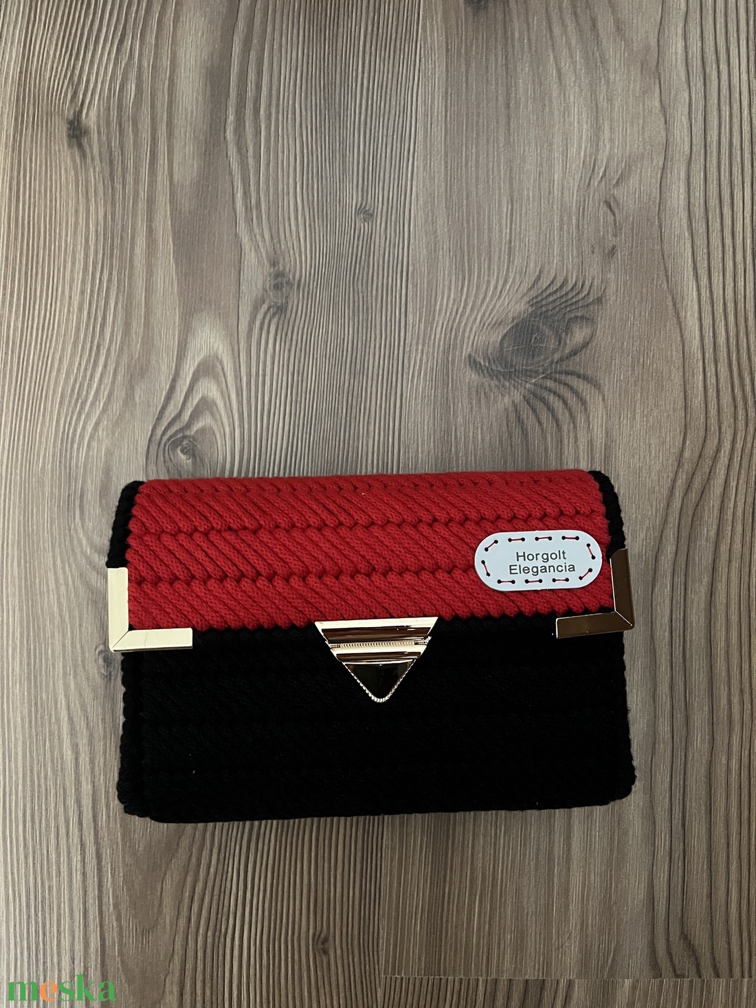 Zainórfonallal fűtött kanava táska - táska & tok - kézitáska & válltáska - alkalmi táska - Meska.hu