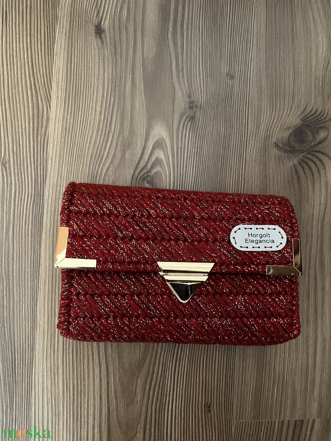 Zainórfonallal fűtött kanava táska - táska & tok - kézitáska & válltáska - alkalmi táska - Meska.hu