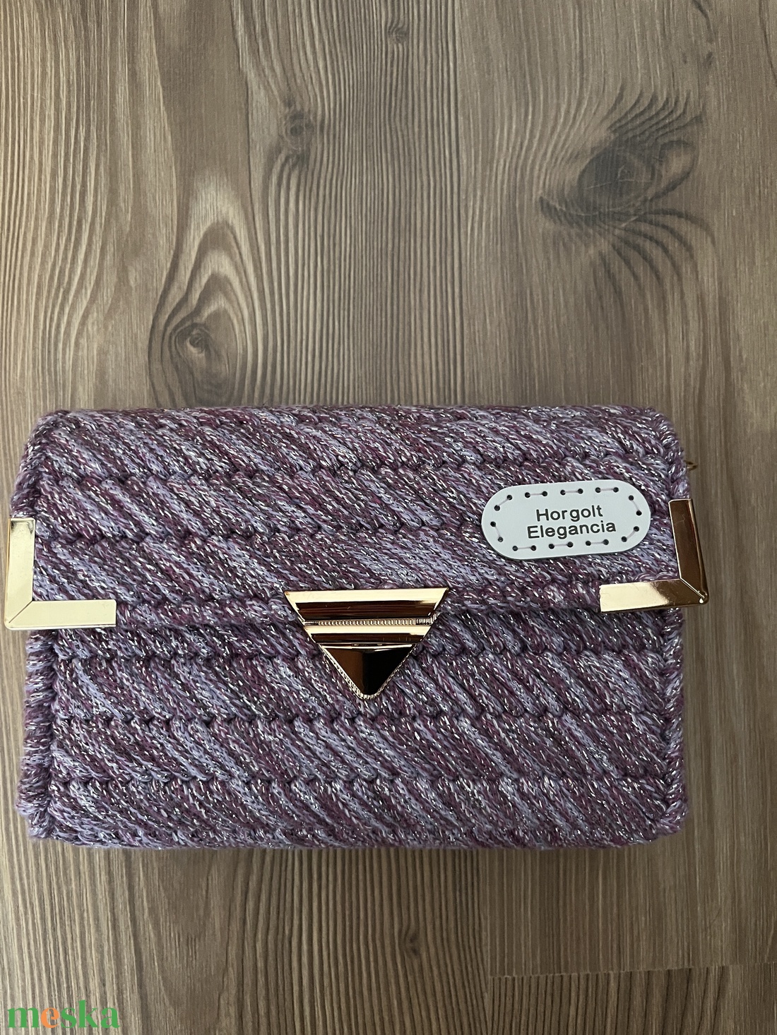 Zainórfonallal fűtött kanava táska - táska & tok - kézitáska & válltáska - alkalmi táska - Meska.hu