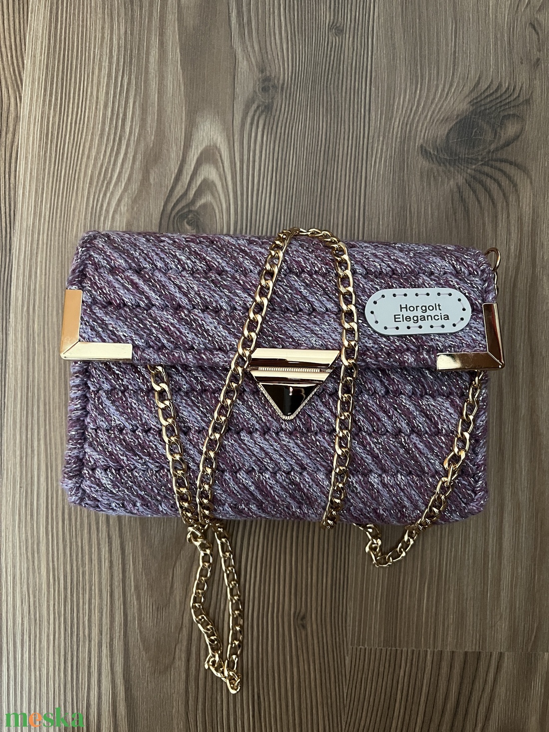 Zainórfonallal fűtött kanava táska - táska & tok - kézitáska & válltáska - alkalmi táska - Meska.hu