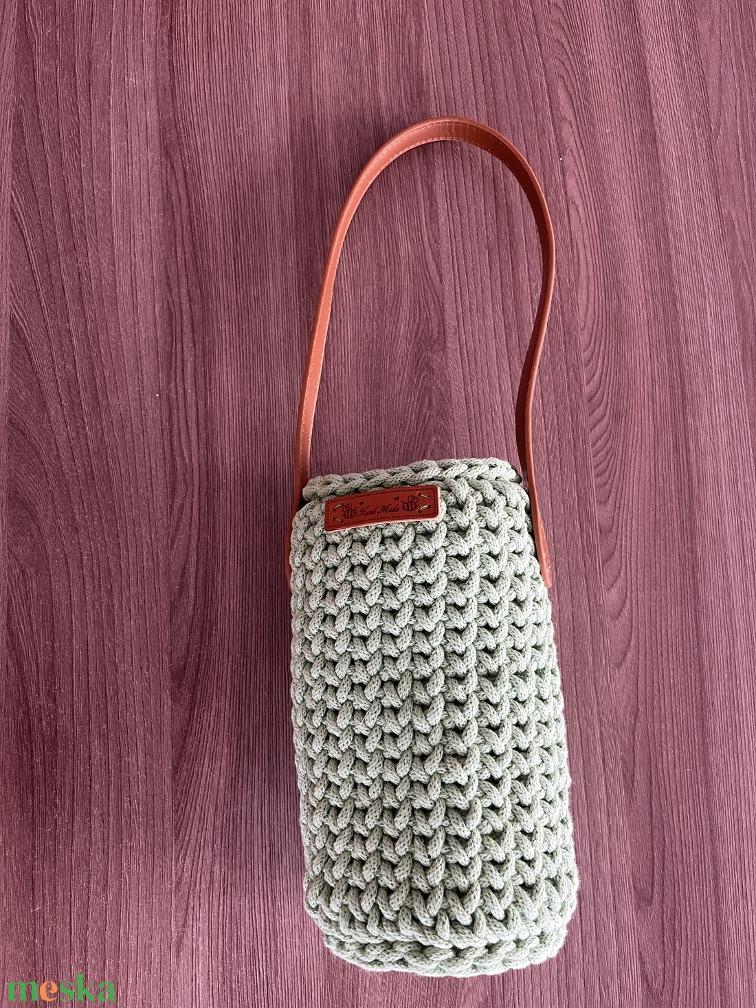 Horgolt bor - ital- kulacstartó - otthon & életmód - konyhafelszerelés, tálalás - italos kellékek - italtartó - Meska.hu