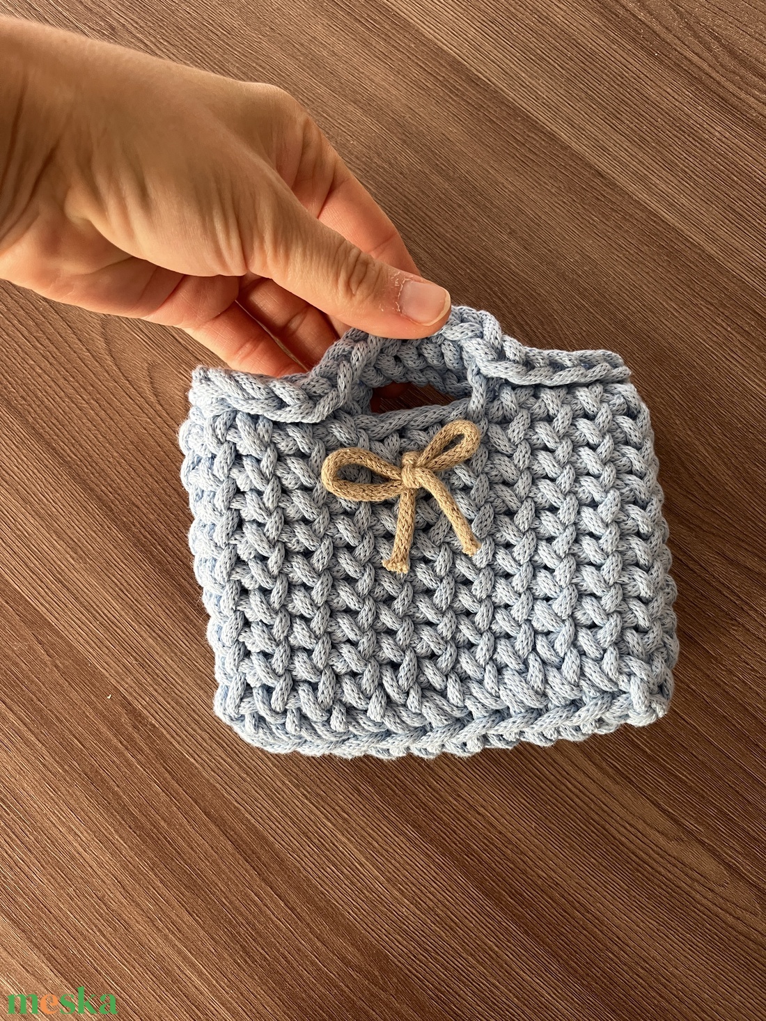 Mini kézitáska a legkisebbeknek - táska & tok - kézitáska & válltáska - nagy pakolós táska - Meska.hu