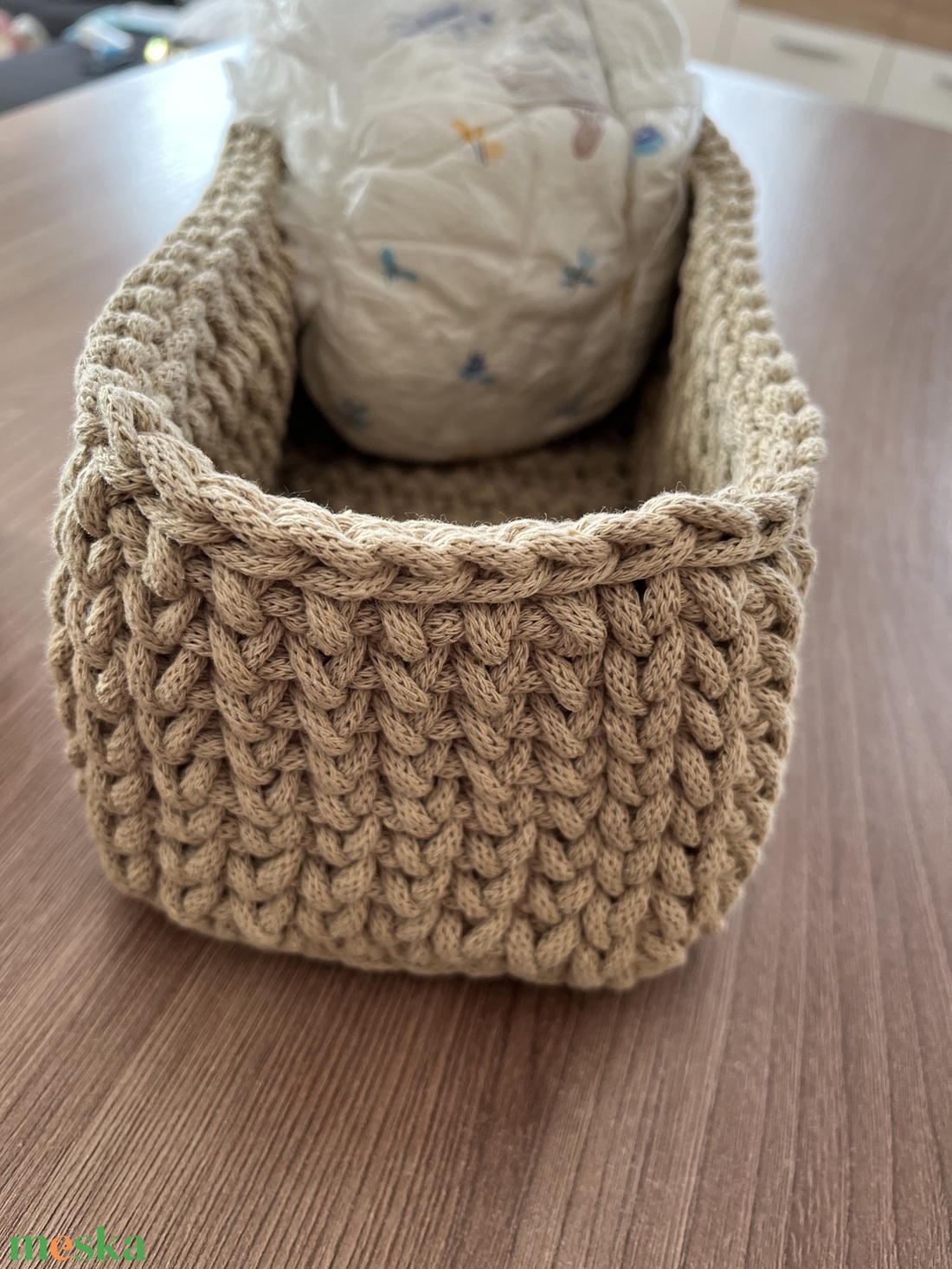 Pelenka tároló kosár  - otthon & életmód - tárolás & rendszerezés - tárolókosár - Meska.hu