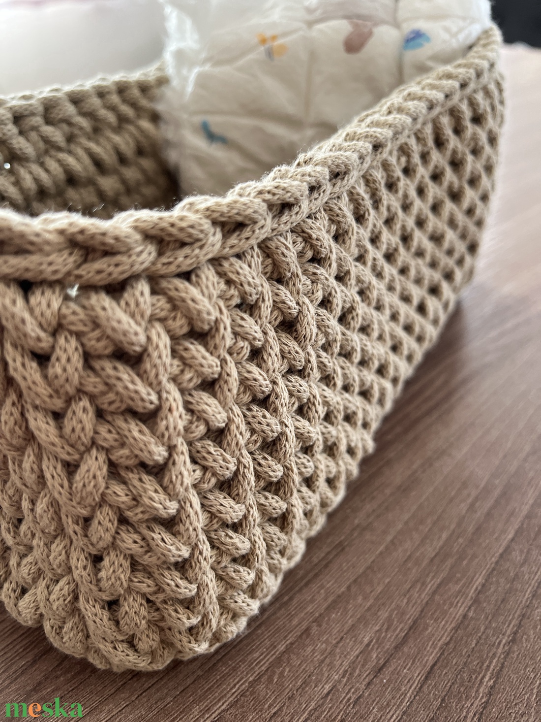 Pelenka tároló kosár  - otthon & életmód - tárolás & rendszerezés - tárolókosár - Meska.hu