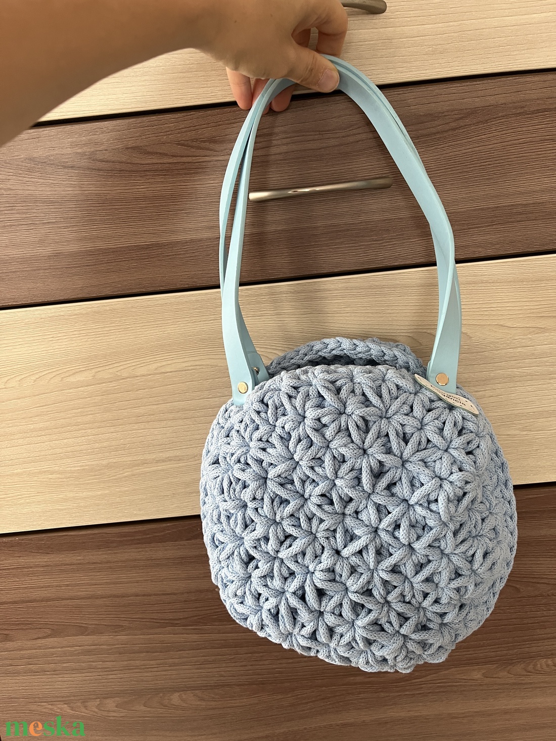 Jázmin mintás kör horgolt táska - táska & tok - kézitáska & válltáska - kézitáska - Meska.hu