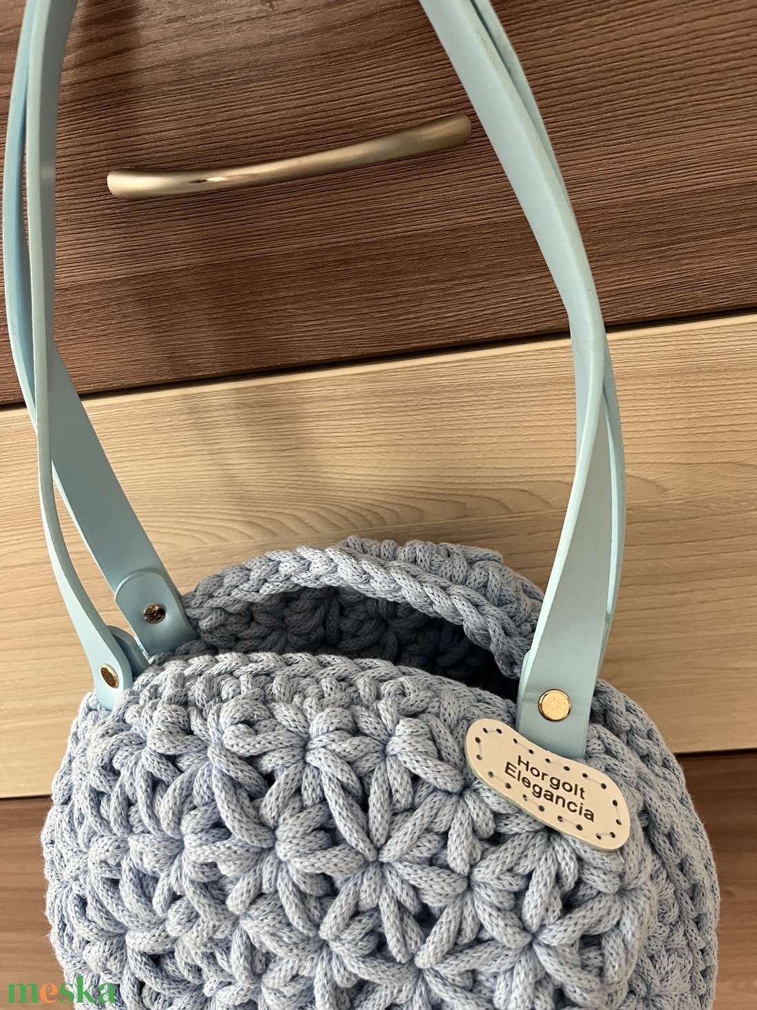 Jázmin mintás kör horgolt táska - táska & tok - kézitáska & válltáska - kézitáska - Meska.hu