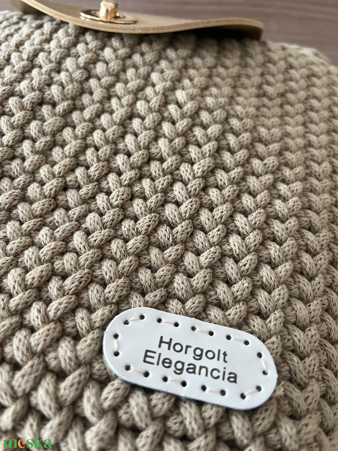 Közepes horgolt v�lltáska - táska & tok - kézitáska & válltáska - válltáska - Meska.hu