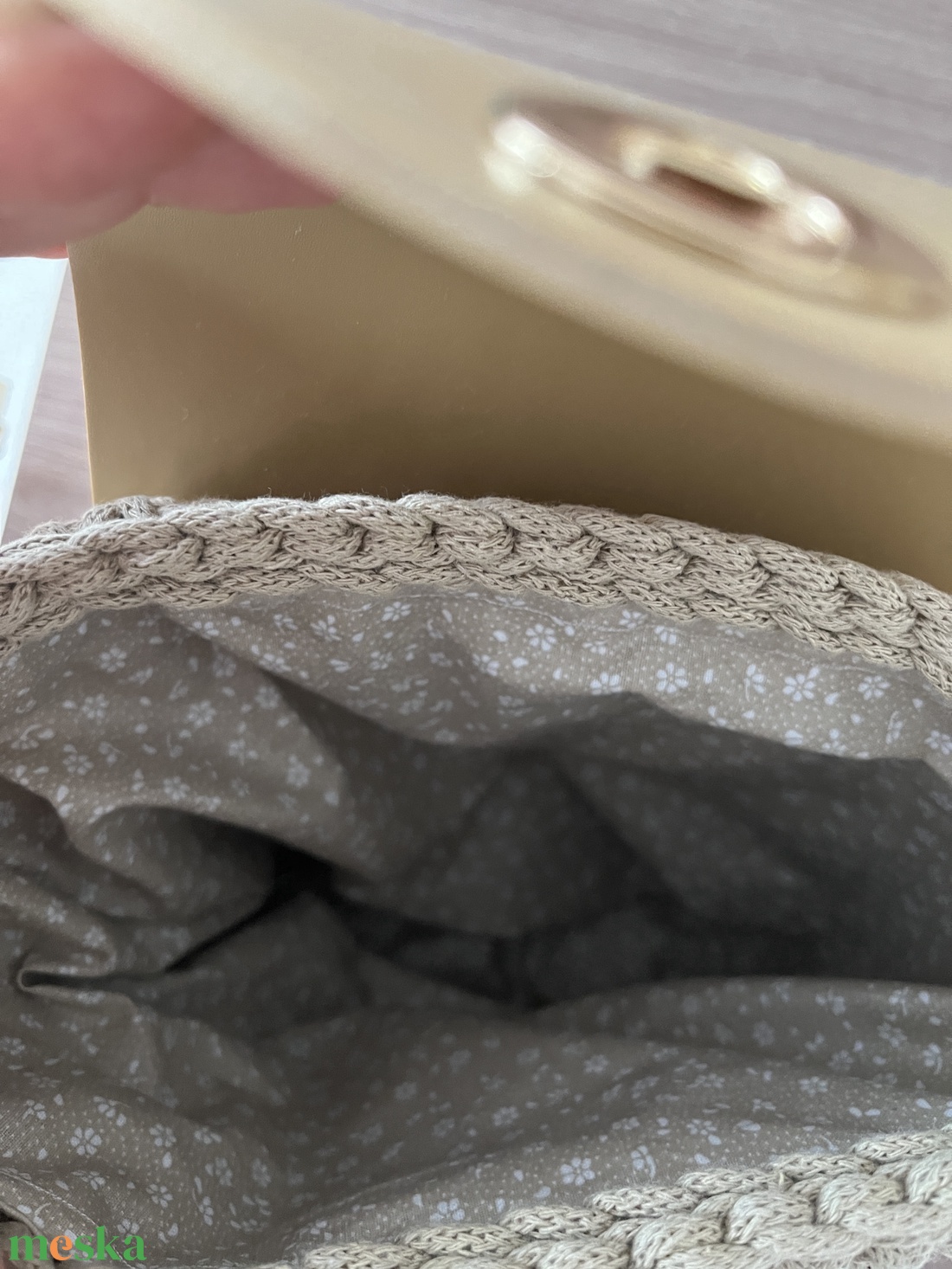 Közepes horgolt v�lltáska - táska & tok - kézitáska & válltáska - válltáska - Meska.hu