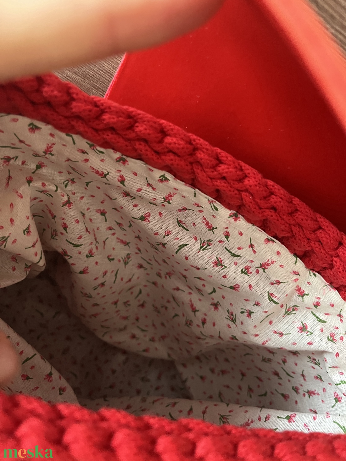 Közepes horgolt v�lltáska - táska & tok - kézitáska & válltáska - válltáska - Meska.hu