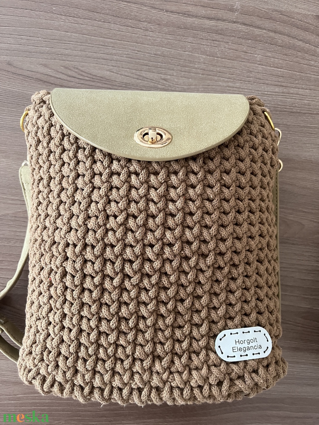 Kis horgolt v�lltáska - táska & tok - kézitáska & válltáska - válltáska - Meska.hu