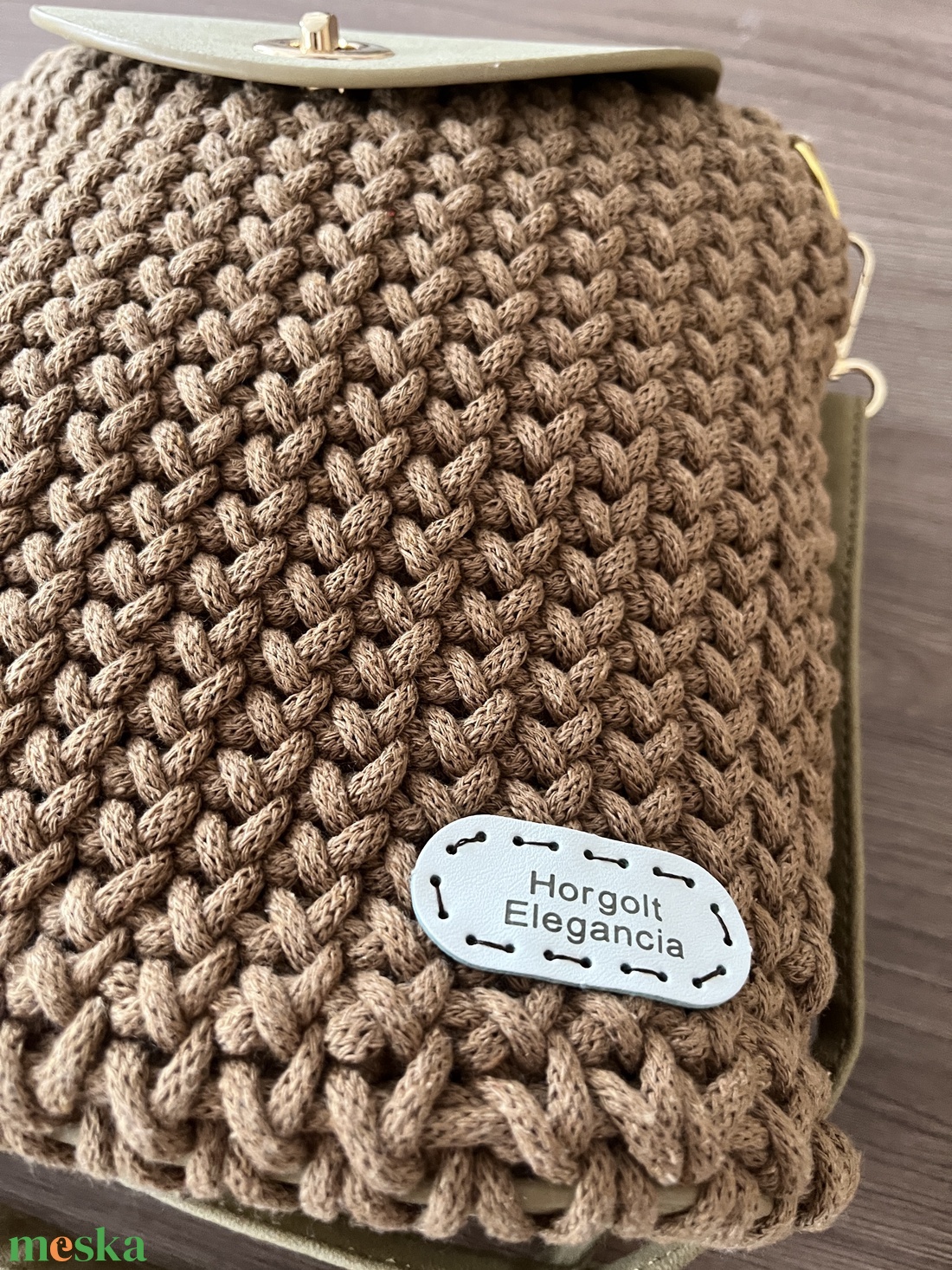 Kis horgolt v�lltáska - táska & tok - kézitáska & válltáska - válltáska - Meska.hu