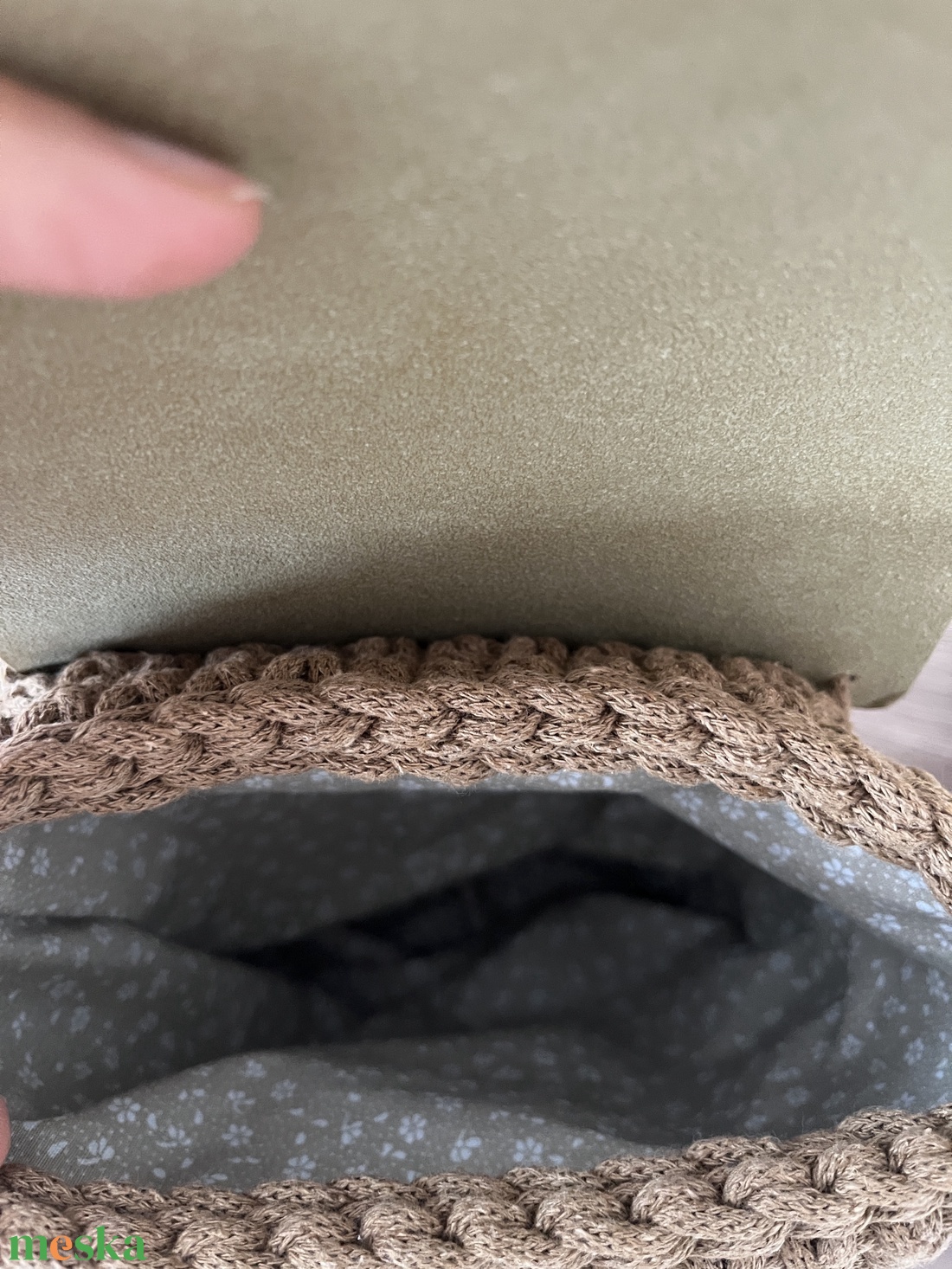 Kis horgolt v�lltáska - táska & tok - kézitáska & válltáska - válltáska - Meska.hu