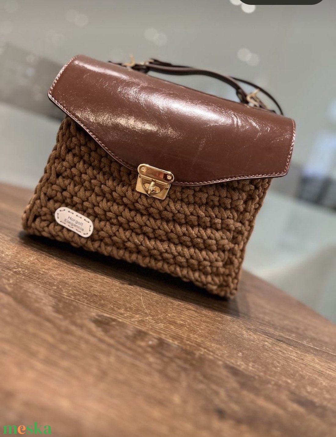 horgolt v�lltáska és kézitáska - táska & tok - kézitáska & válltáska - válltáska - Meska.hu