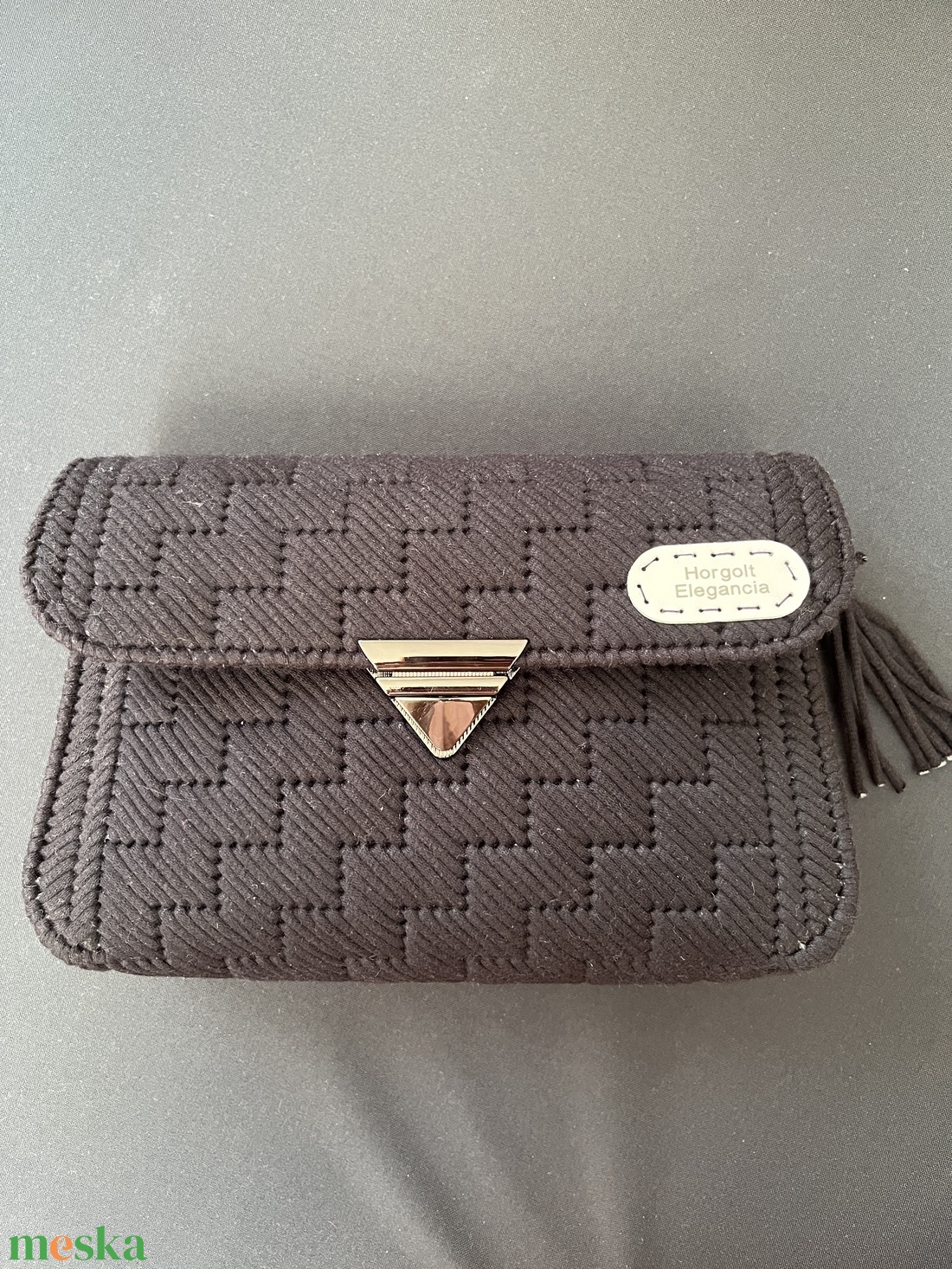 Közepes kanava táska - táska & tok - kézitáska & válltáska - alkalmi táska - Meska.hu