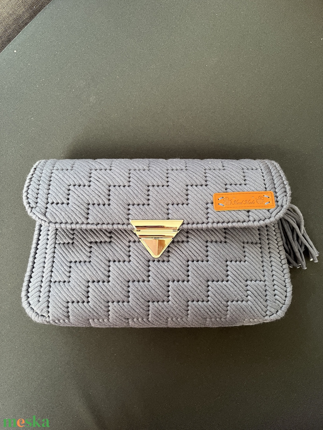 Közepes kanava táska - táska & tok - kézitáska & válltáska - alkalmi táska - Meska.hu