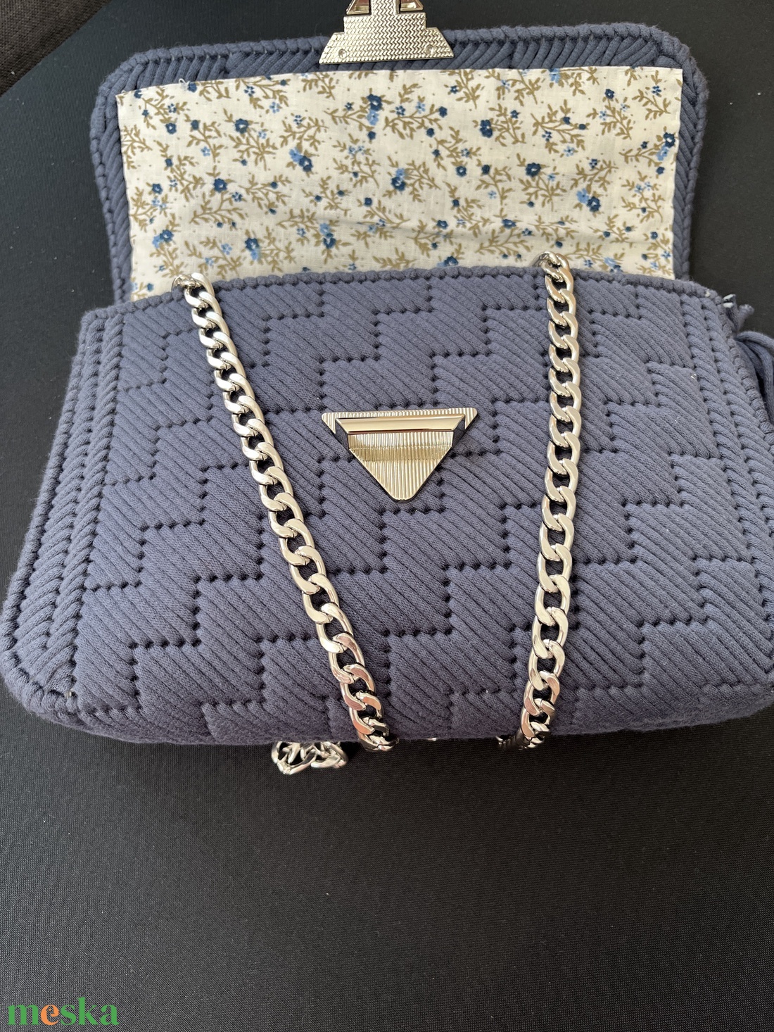 Közepes kanava táska - táska & tok - kézitáska & válltáska - alkalmi táska - Meska.hu