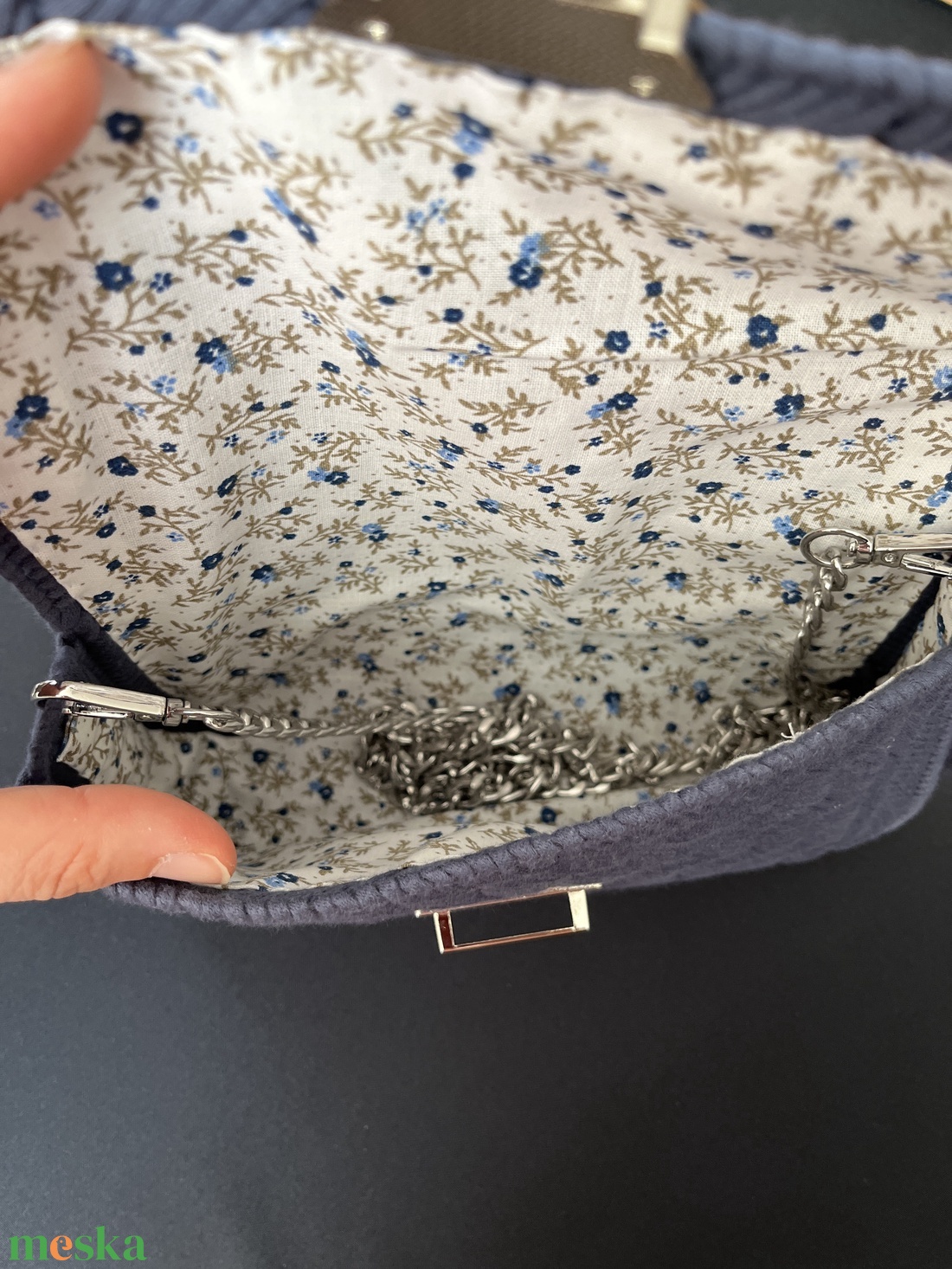 Közepes kanava táska - táska & tok - kézitáska & válltáska - alkalmi táska - Meska.hu