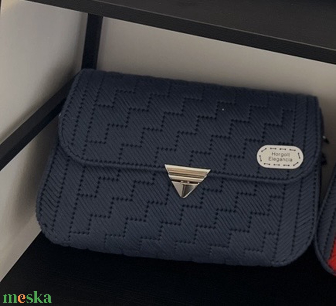 Elegáns nagy kanava táska - táska & tok - kézitáska & válltáska - alkalmi táska - Meska.hu