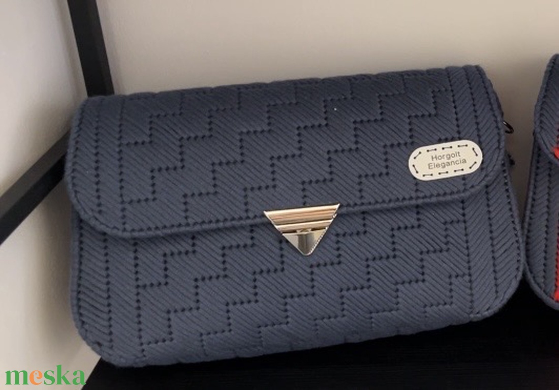 Elegáns nagy kanava táska - táska & tok - kézitáska & válltáska - alkalmi táska - Meska.hu