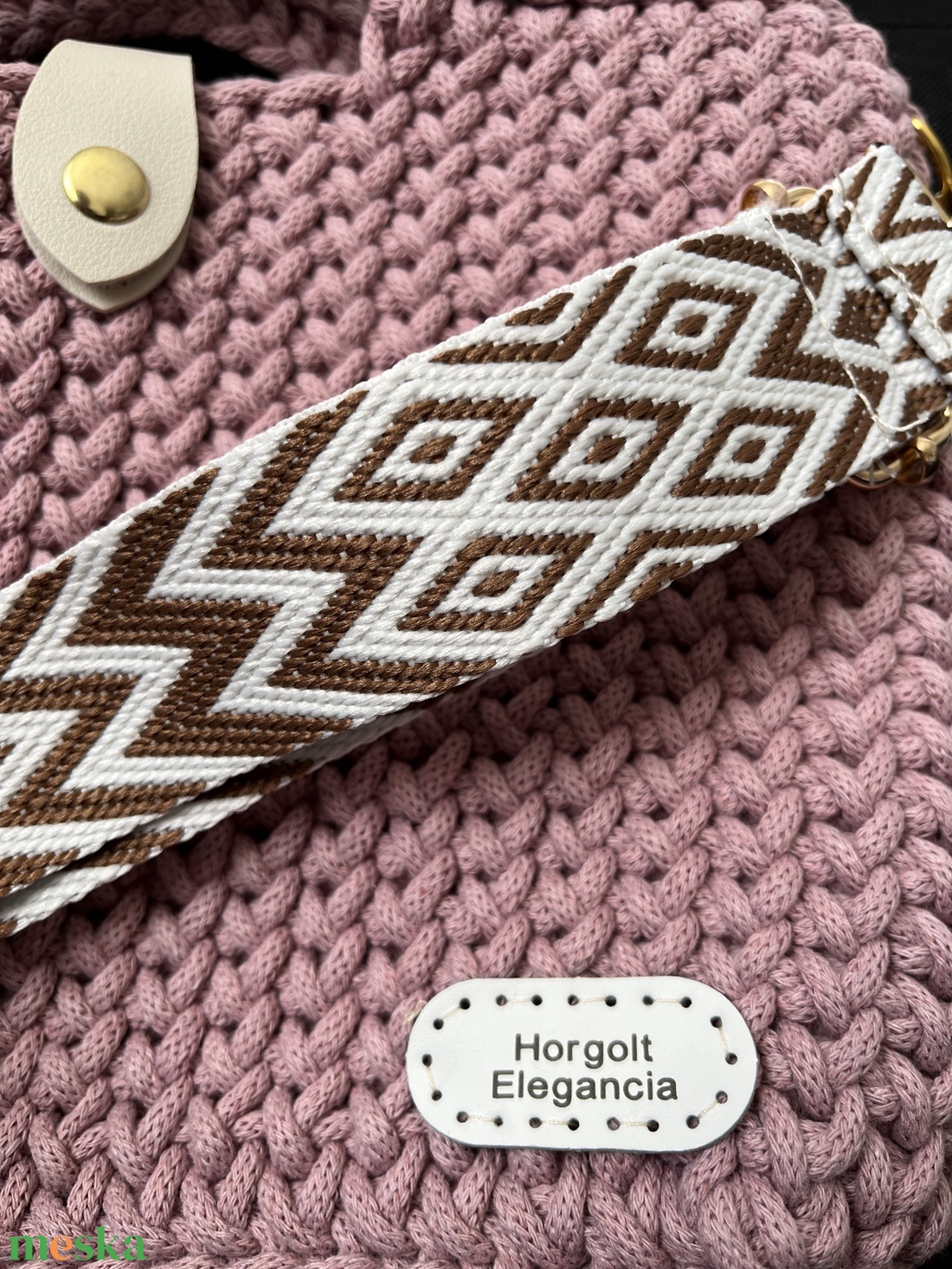 Rózsaszín kézi- illetve válltáska - táska & tok - kézitáska & válltáska - nagy pakolós táska - Meska.hu