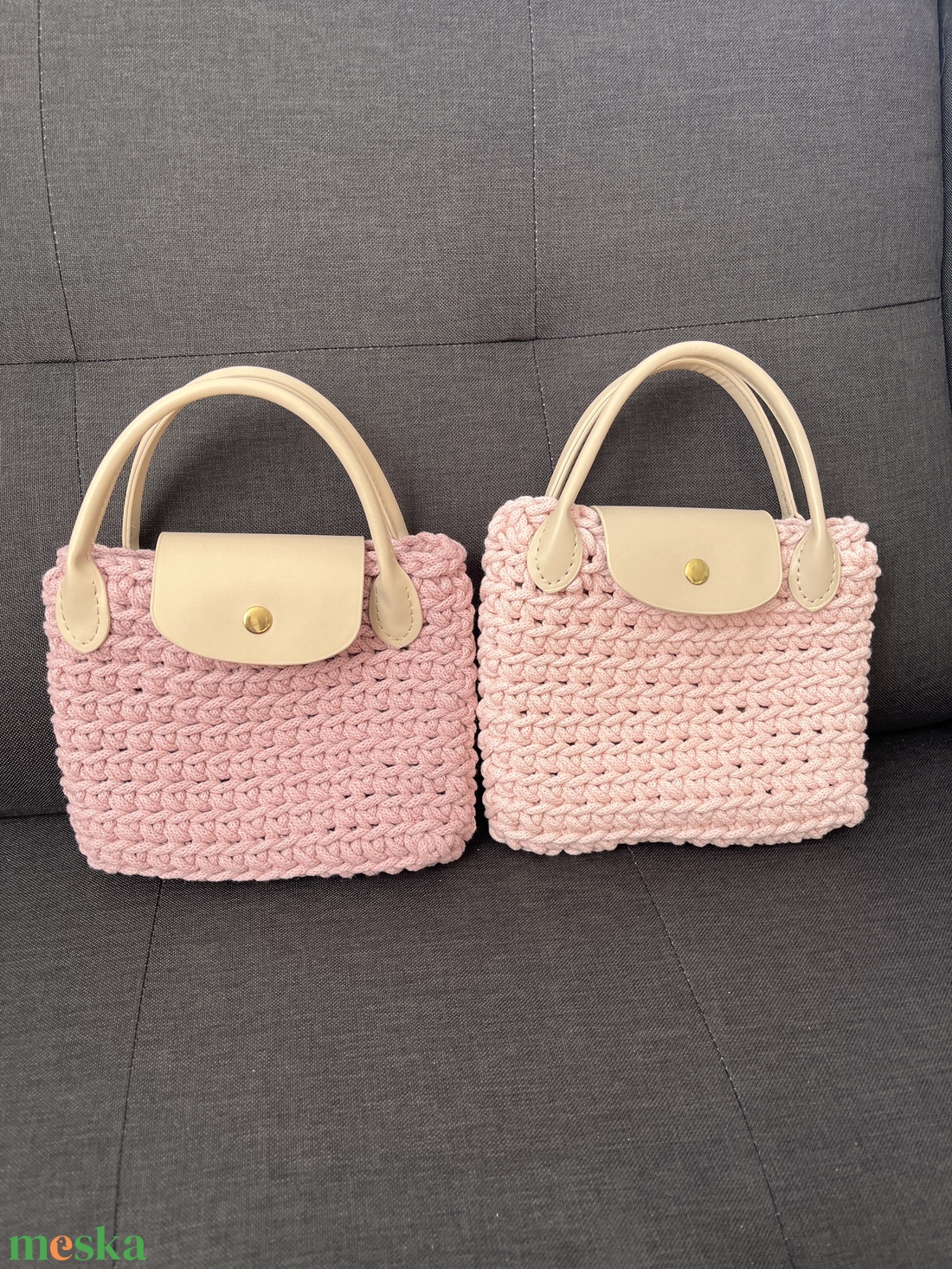 Rózsaszín kézitáska - táska & tok - kézitáska & válltáska - kézitáska - Meska.hu