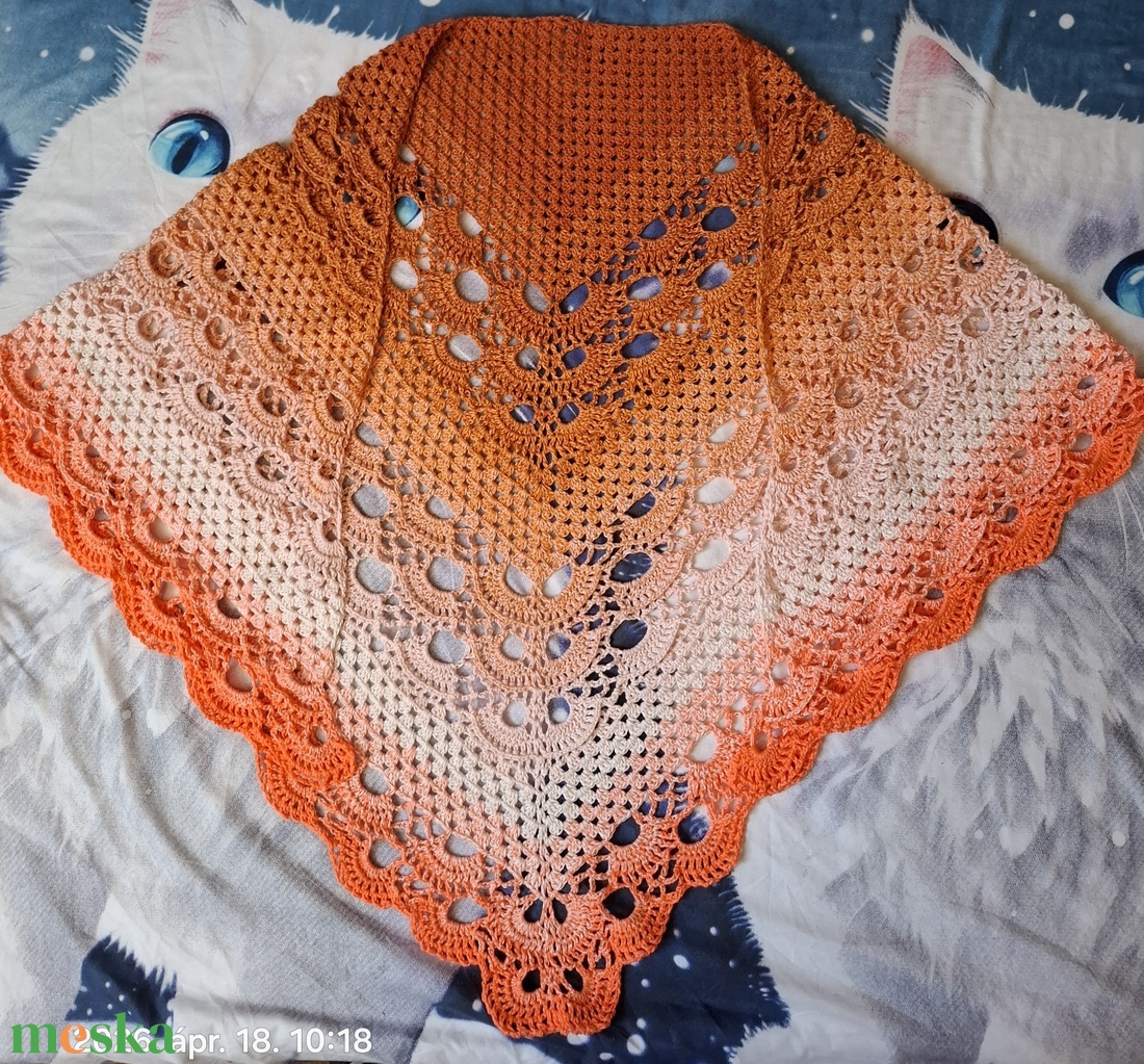 Vállkendő - ruha & divat - sál, sapka, kendő - vállkendő - Meska.hu