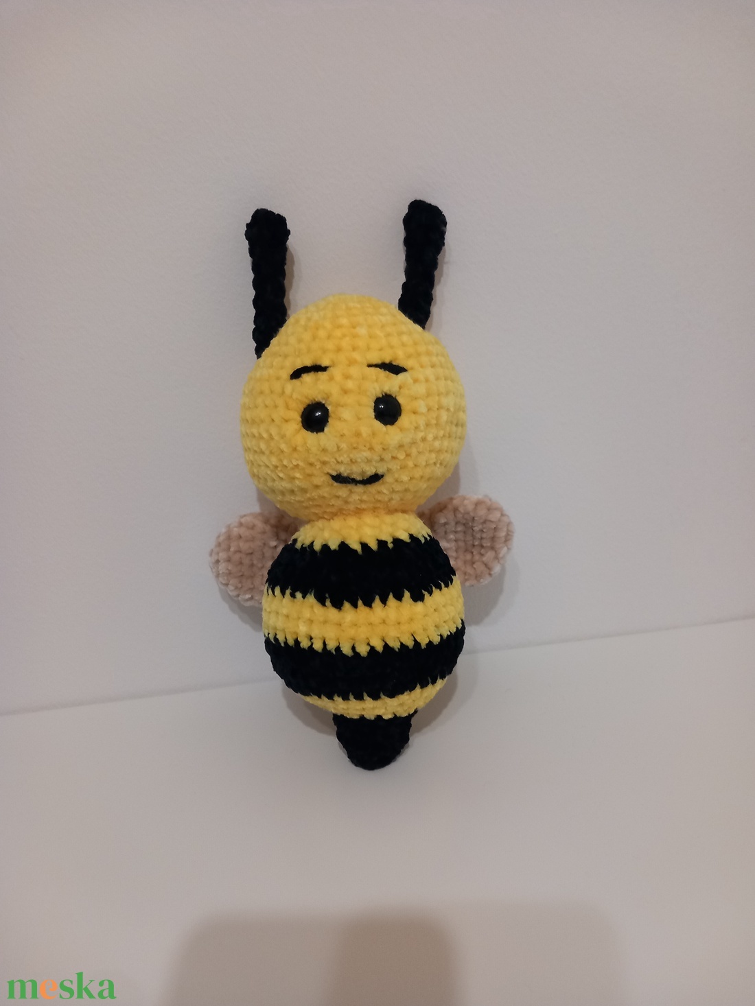 Horgolt méhecske - játék & sport - plüssállat & játékfigura - más figura - Meska.hu