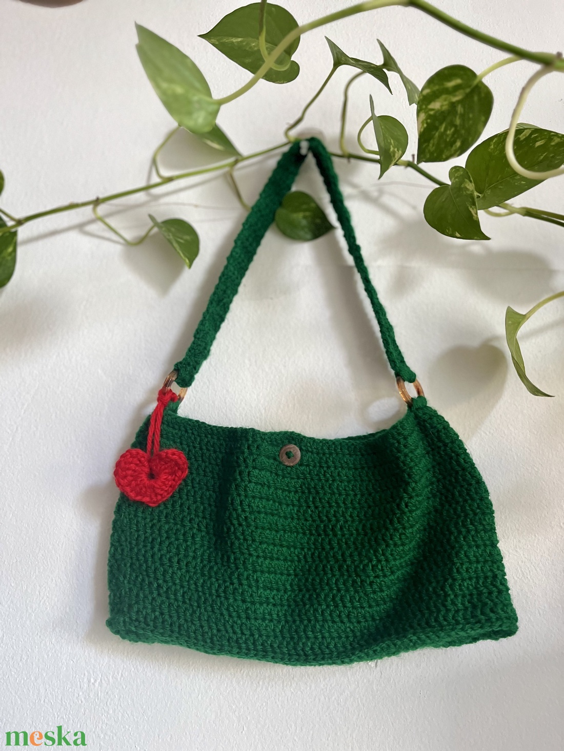 Horgolt válltáska - táska & tok - kézitáska & válltáska - válltáska - Meska.hu