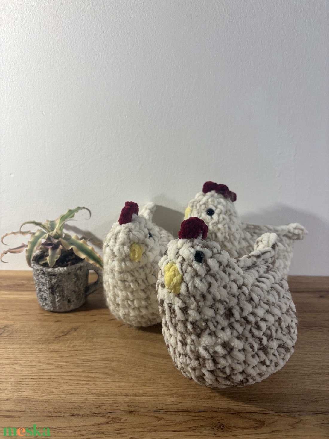 Horgolt csirke - játék & sport - plüssállat & játékfigura - madár - Meska.hu