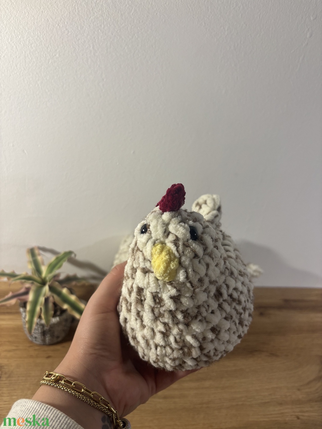 Horgolt csirke - játék & sport - plüssállat & játékfigura - madár - Meska.hu