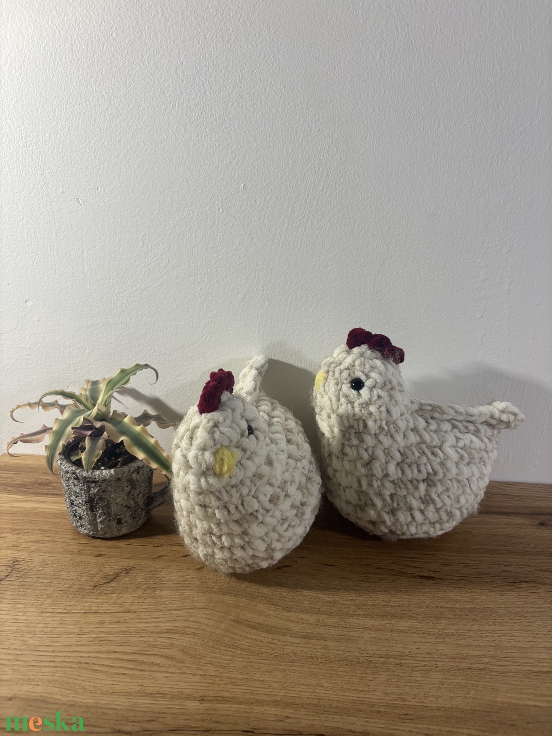 Horgolt csirke - játék & sport - plüssállat & játékfigura - madár - Meska.hu