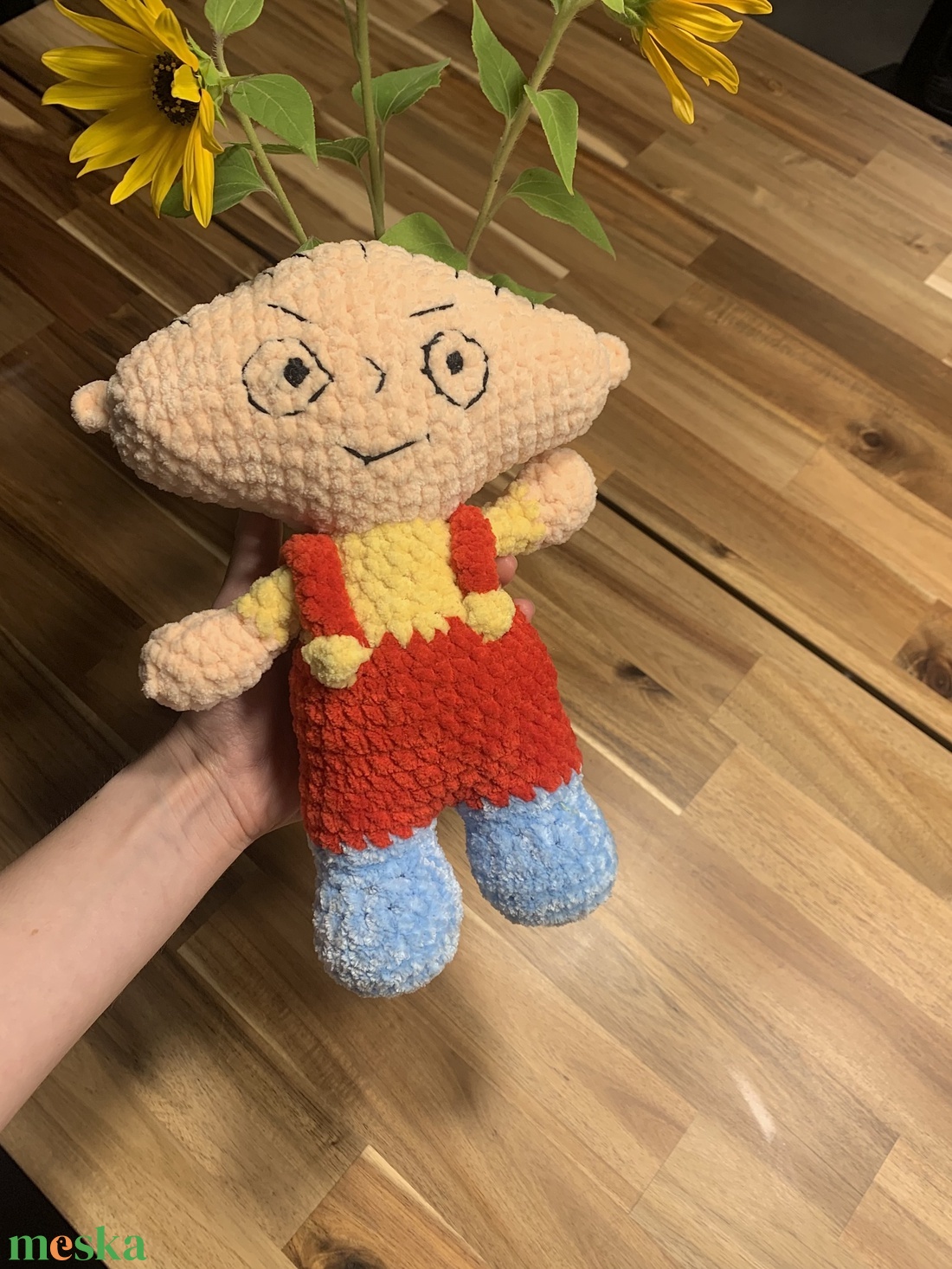 Stewie Griffin horgolt plüss figura - játék & sport - plüssállat & játékfigura - plüss mesefigurák - Meska.hu Stewie Griffin horgolt plüss figura - játék & sport - plüssállat & játékfigura - plüss mesefigurák - Meska.hu
