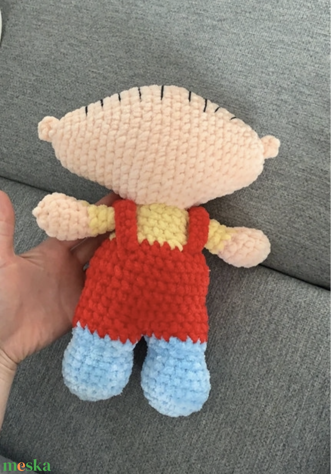 Stewie Griffin horgolt plüss figura - játék & sport - plüssállat & játékfigura - plüss mesefigurák - Meska.hu Stewie Griffin horgolt plüss figura - játék & sport - plüssállat & játékfigura - plüss mesefigurák - Meska.hu