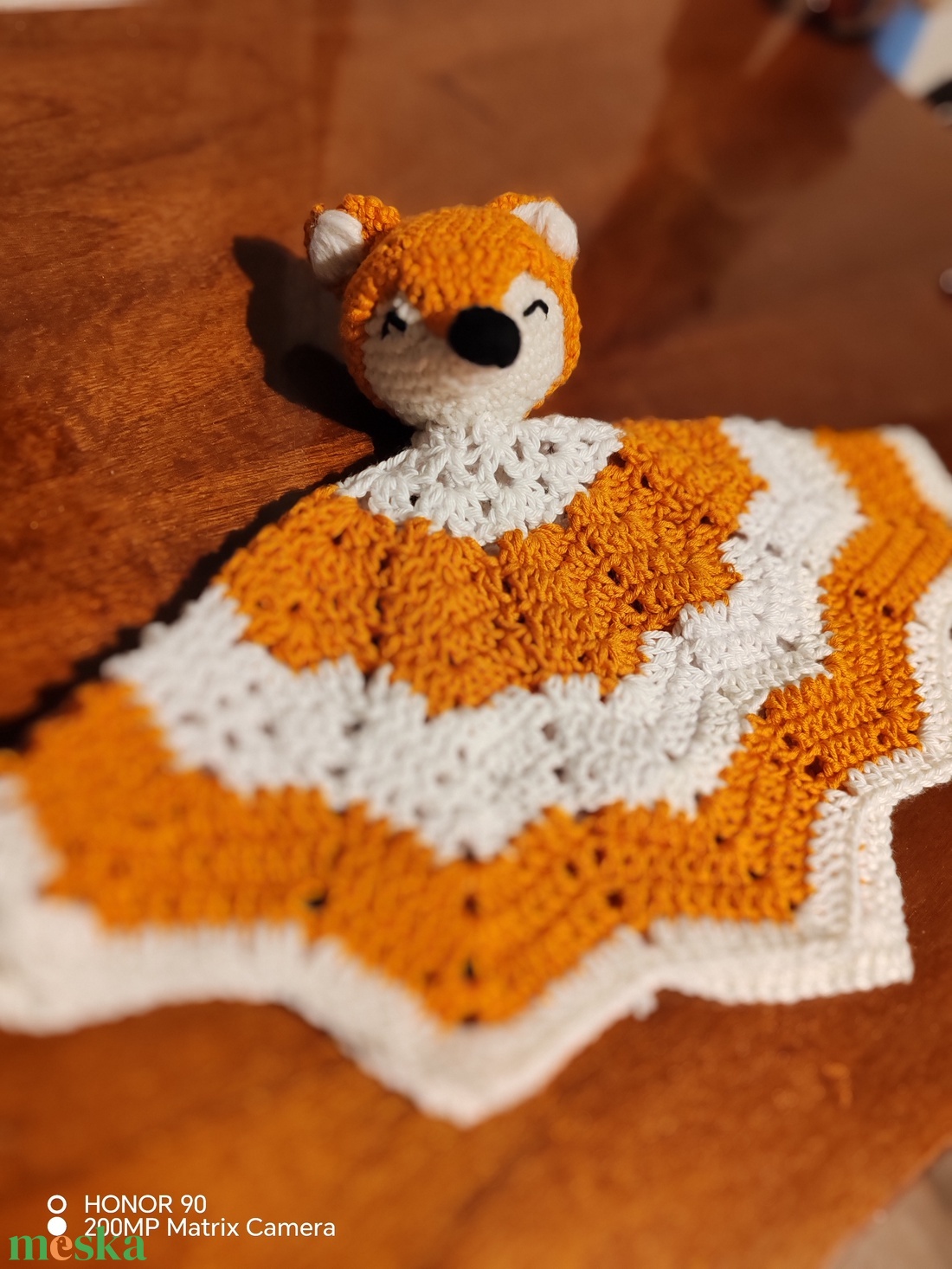 Róka szundikendő - baba - mama - baba játékok - szundikendő, alvóka - Meska.hu