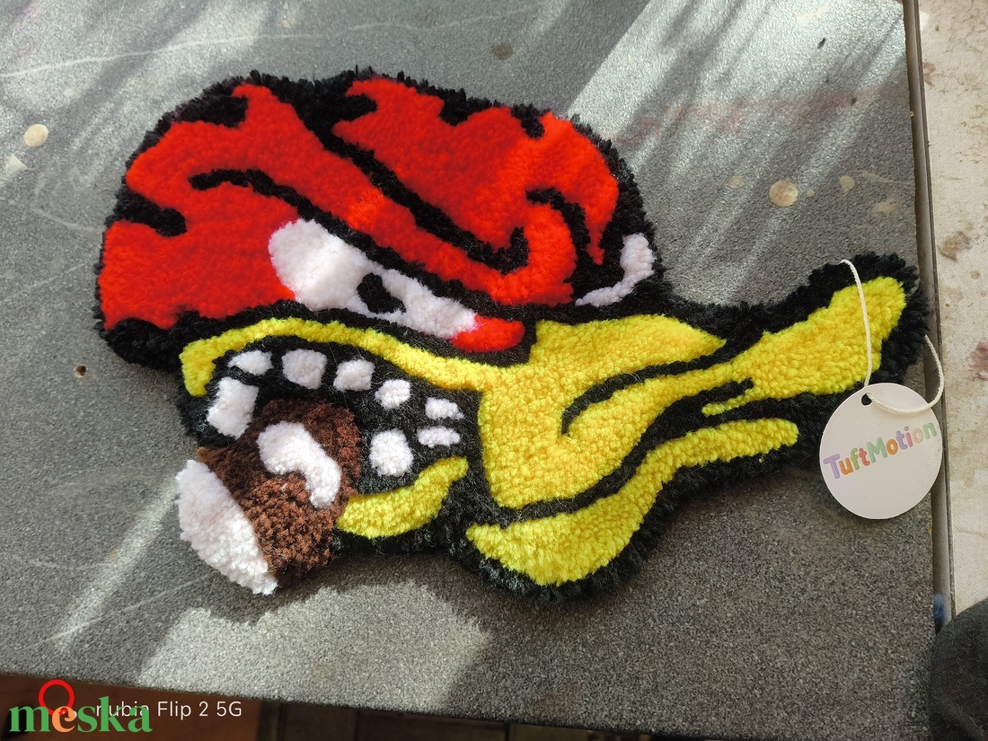 Hot Rod duck - otthon & életmód - lakástextil - szőnyeg - szövött szőnyeg - Meska.hu