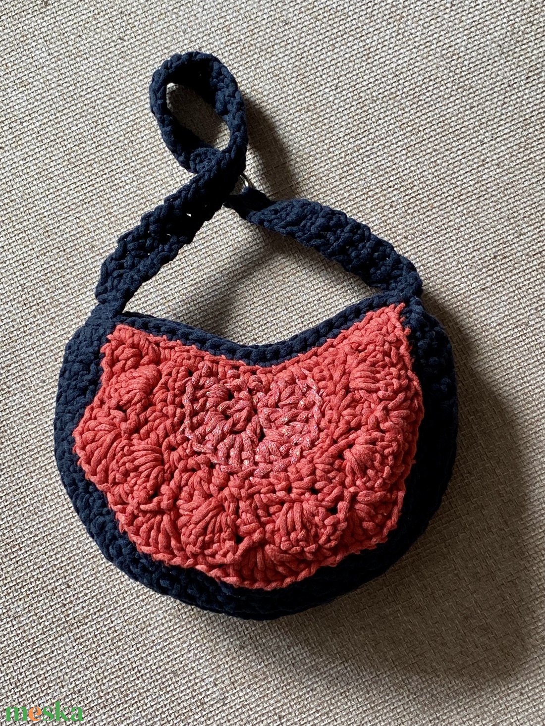 Horgolt táska  - táska & tok - kézitáska & válltáska - válltáska - Meska.hu