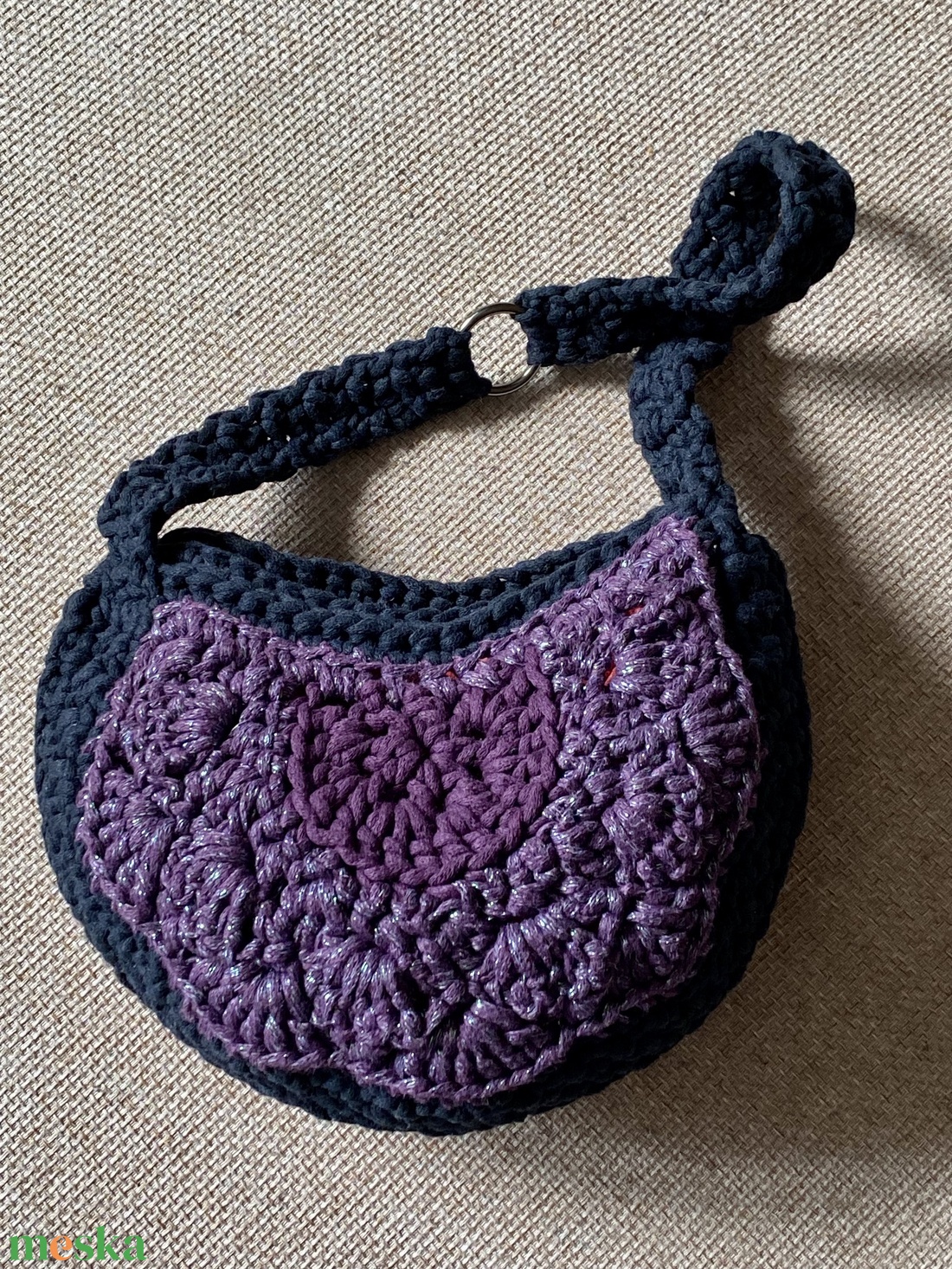 Horgolt táska  - táska & tok - kézitáska & válltáska - válltáska - Meska.hu