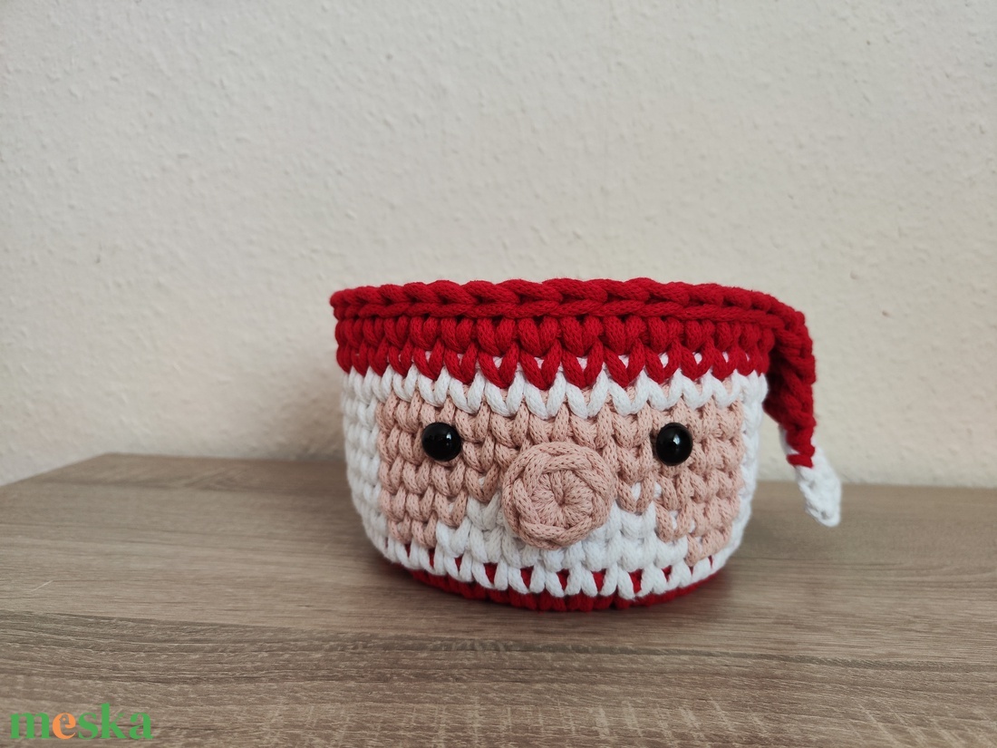 Mikulás tároló  - otthon & életmód - tárolás & rendszerezés - tárolókosár - Meska.hu