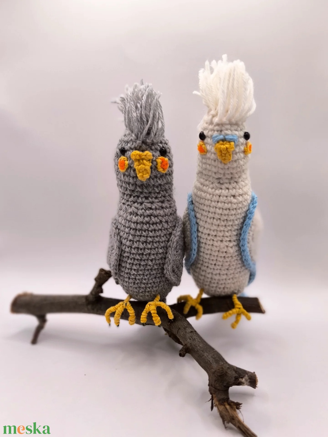 Horgolt papagáj, horgolt figura, horgolt állatka, amigurumi papagáj, amigurumi figura, amigurumi állatka - játék & sport - plüssállat & játékfigura - madár - Meska.hu