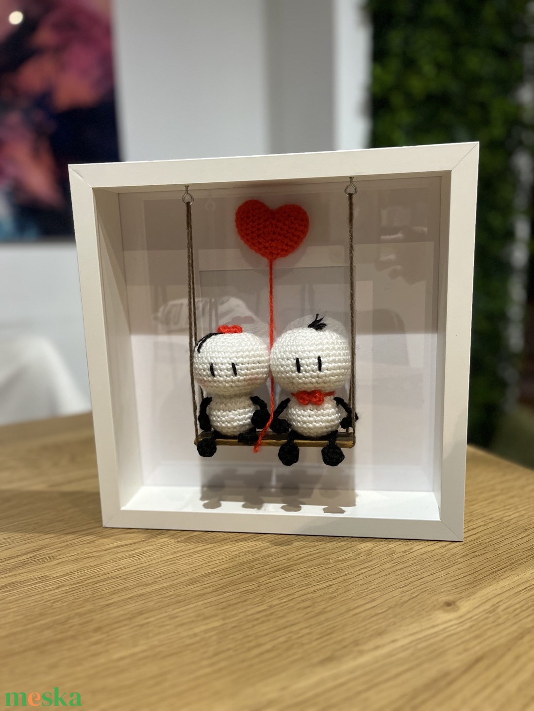 Horgolt pár - otthon & életmód - dekoráció - dísztárgy - Meska.hu