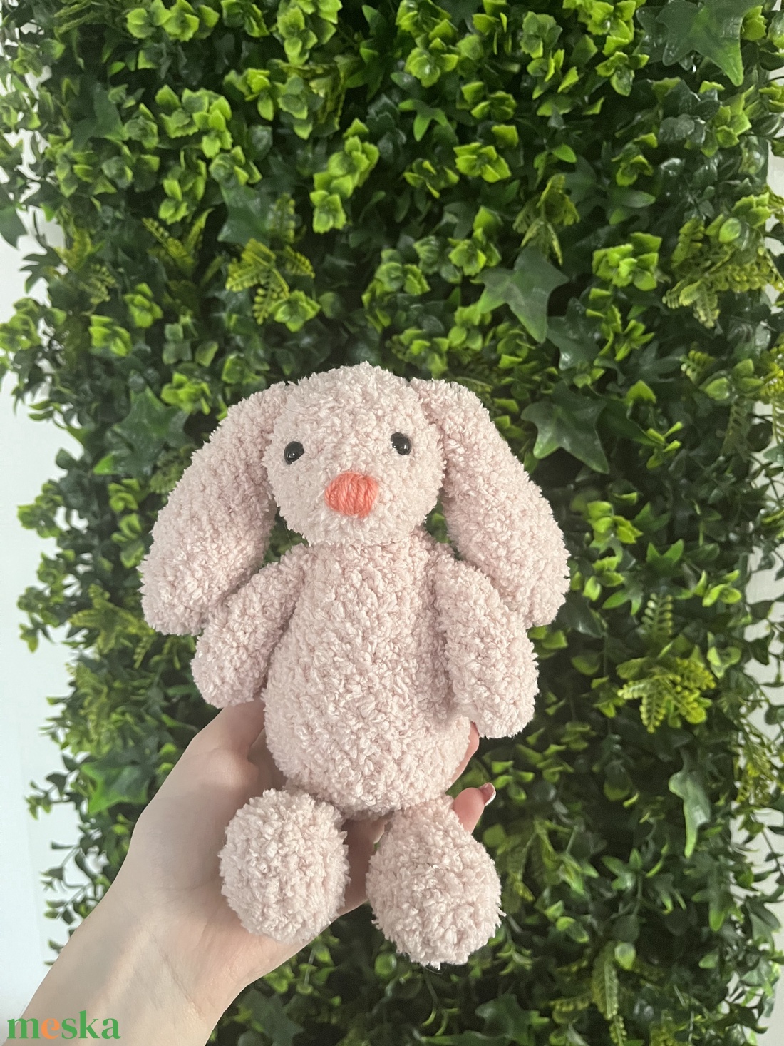 Horgolt nyuszi - ünnepi díszek, dekorációk - húsvéti díszek és dekorációk - húsvéti asztaldíszek - Meska.hu