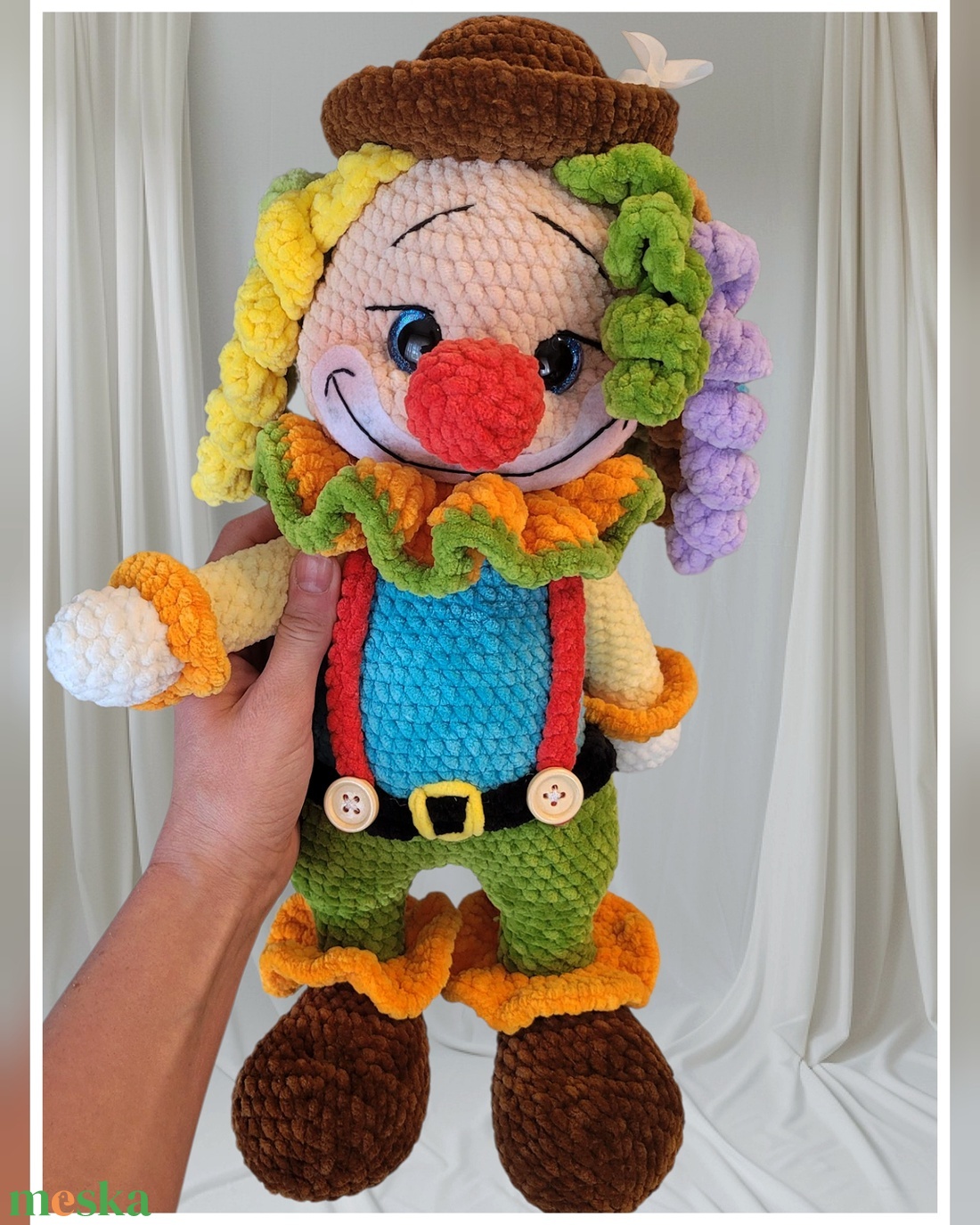 Hogolt bohóc fiú - játék & sport - plüssállat & játékfigura - ember - Meska.hu