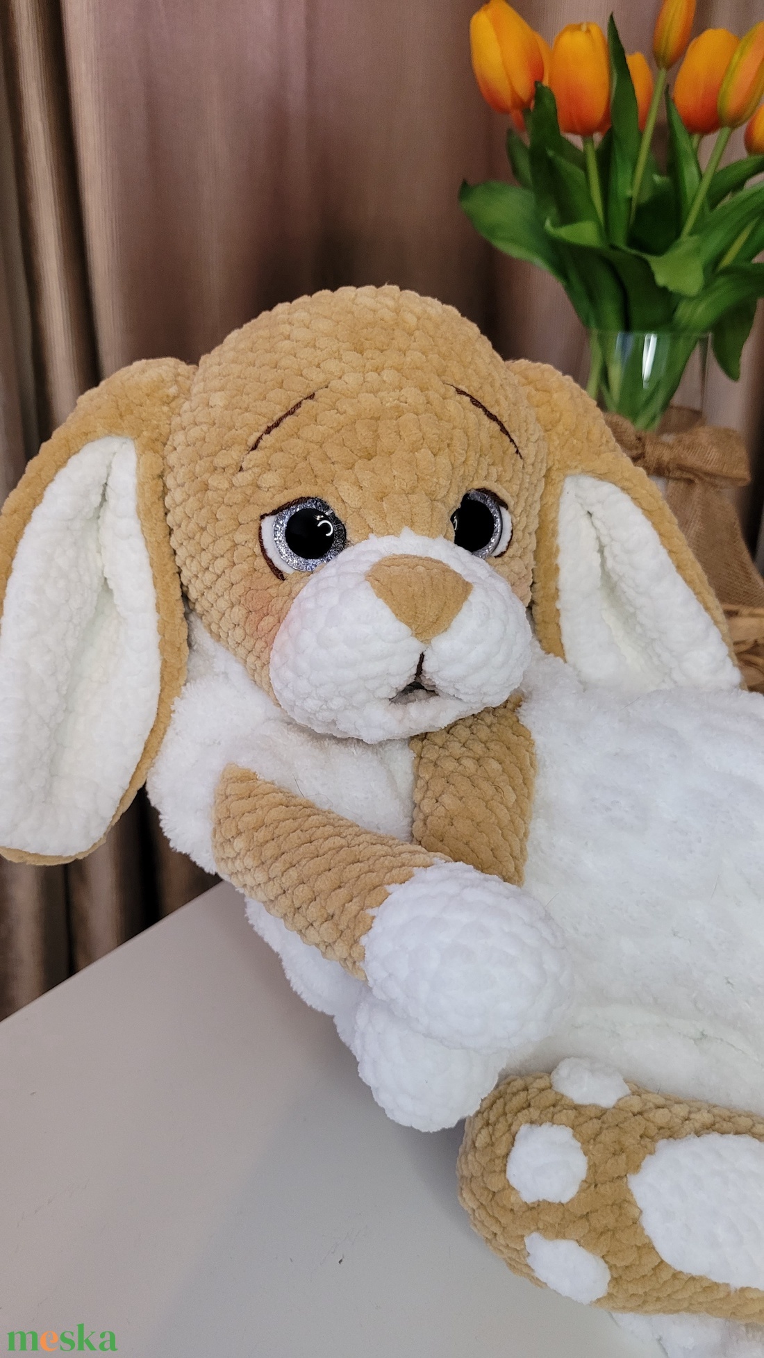 Nyuszis alvópajti - játék & sport - plüssállat & játékfigura - nyuszi - Meska.hu