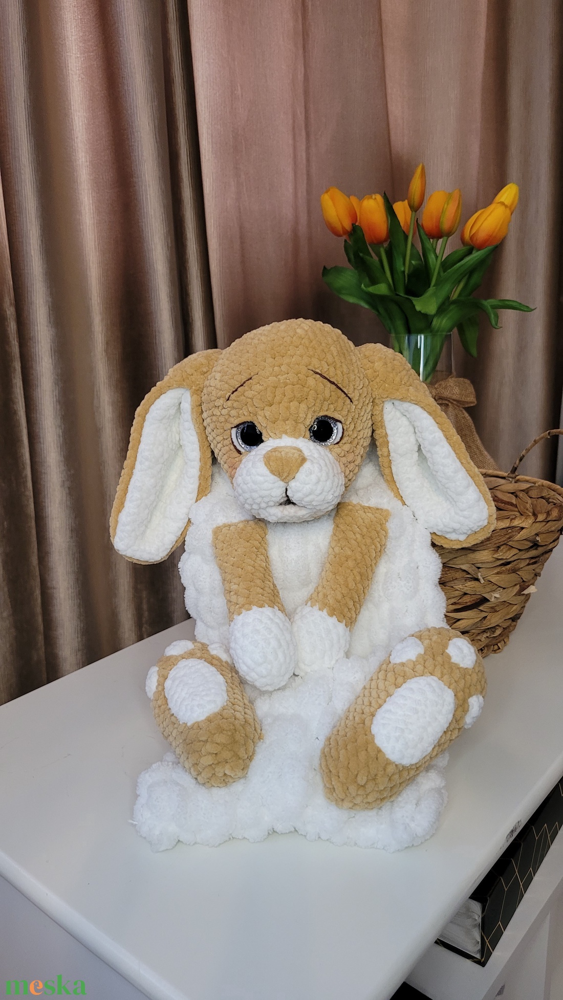 Nyuszis alvópajti - játék & sport - plüssállat & játékfigura - nyuszi - Meska.hu