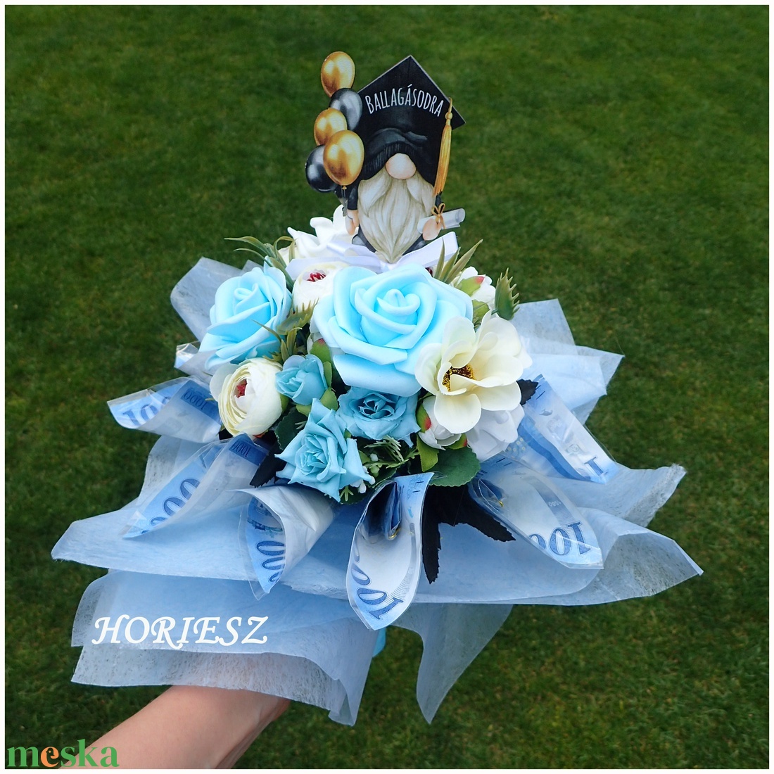 Ballagási pénzcsokor  - otthon & életmód - dekoráció - Meska.hu