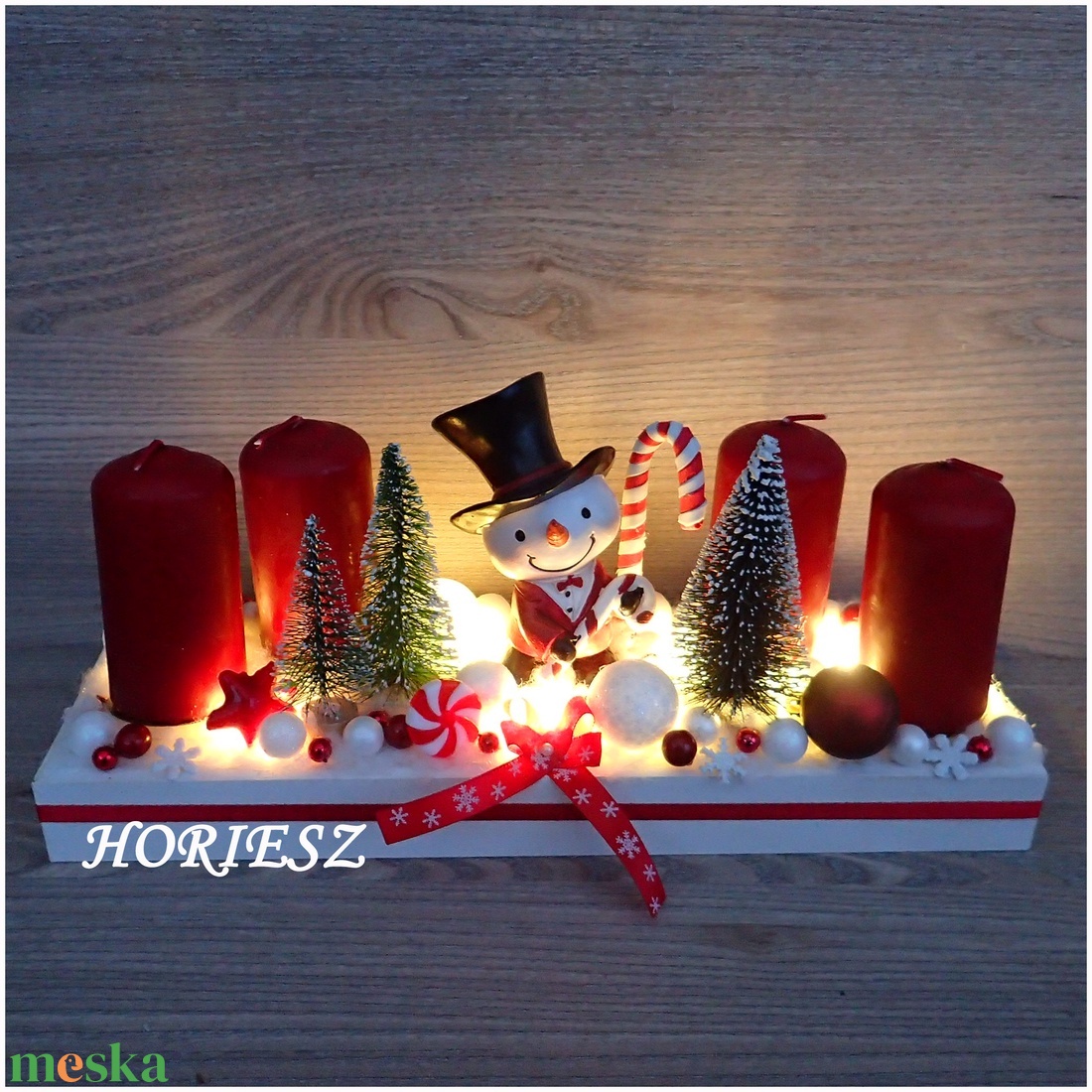 Hóemberes, ledes adventi dísz - karácsony - adventi díszek - adventi asztaldísz - Meska.hu Hóemberes, ledes adventi dísz - karácsony - adventi díszek - adventi asztaldísz - Meska.hu