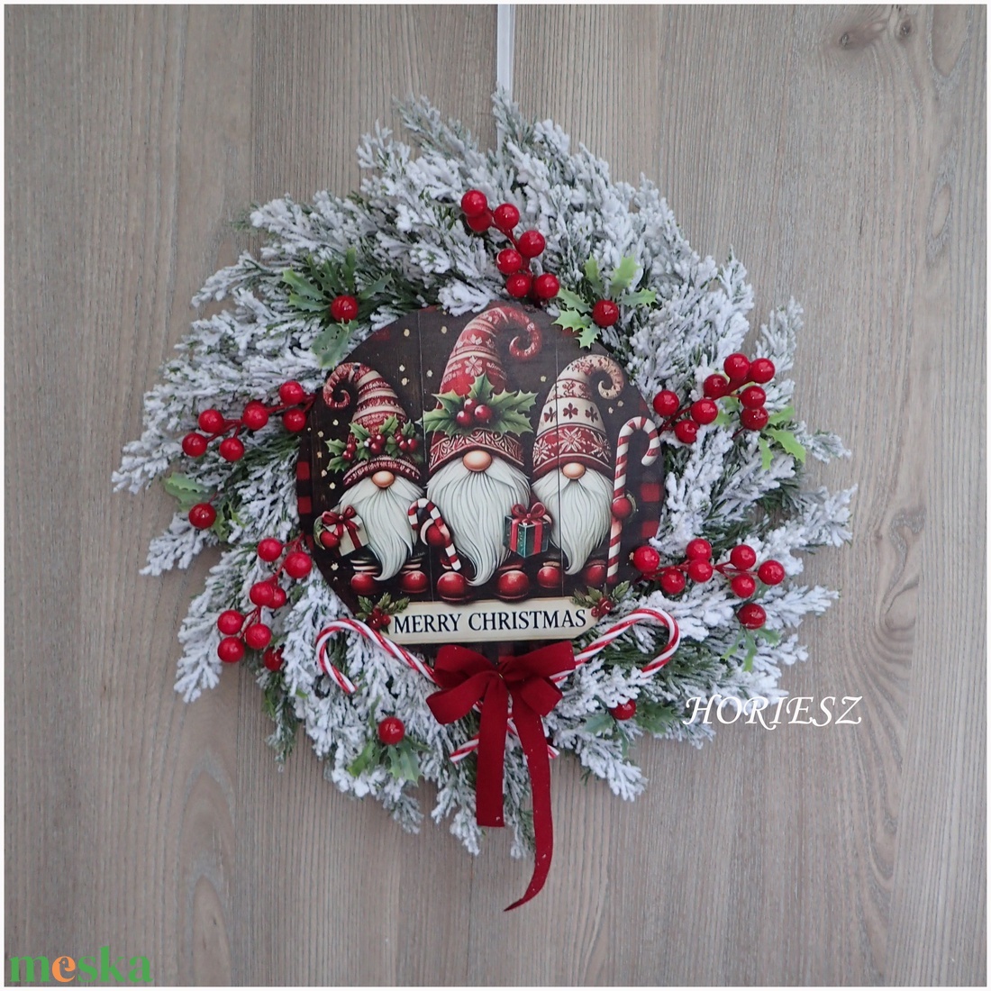 Manós ajtódísz, koszorú - otthon & életmód - dekoráció - virágdísz és tartó - koszorú - Meska.hu