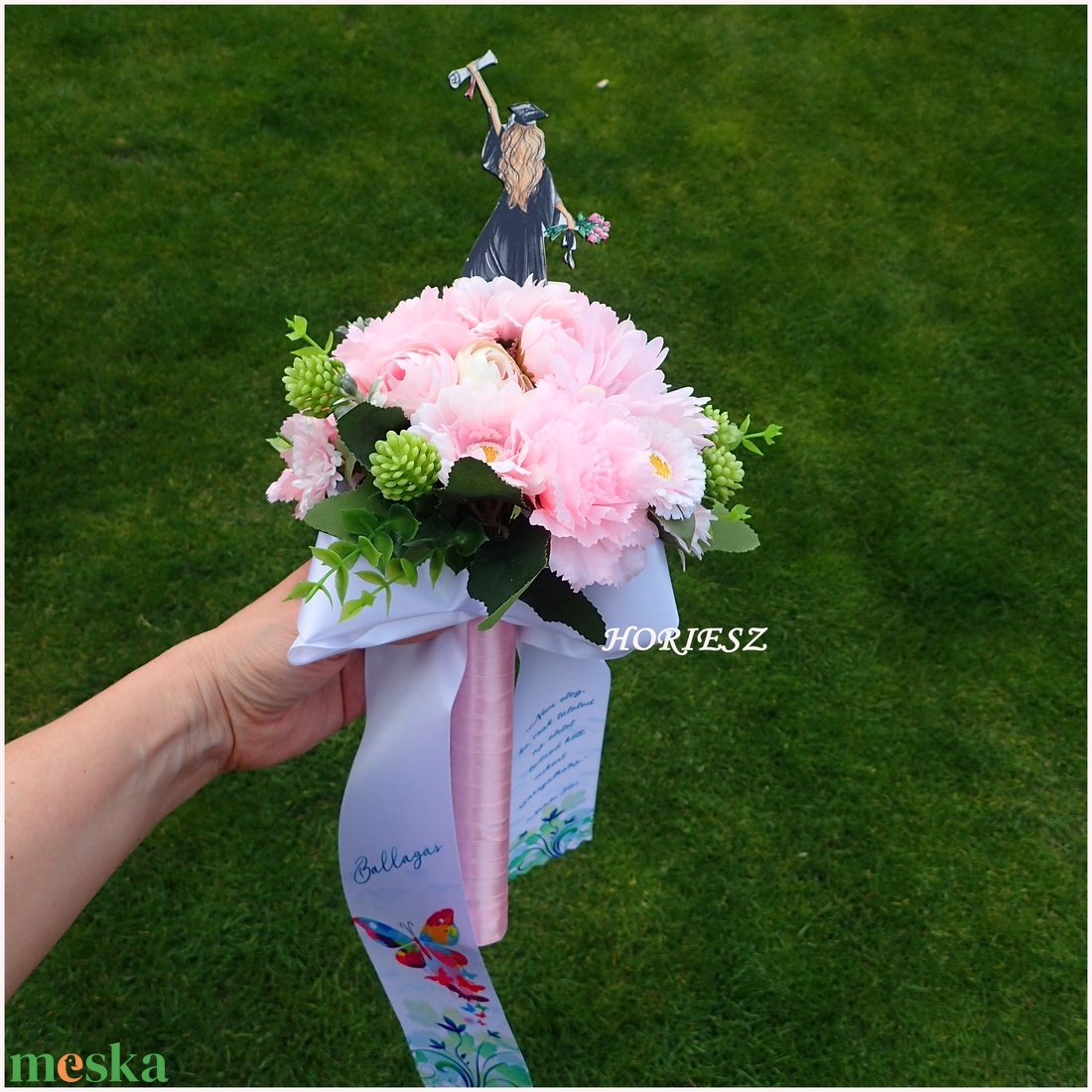 Ballagási örökcsokor - otthon & életmód - virágdekoráció - virágok - virágcsokor - Meska.hu