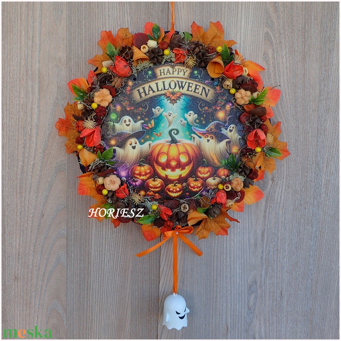 Halloweeni kopogtató - otthon & életmód - dekoráció - halloween - halloweeni ajtódíszek és ablakdíszek - Meska.hu