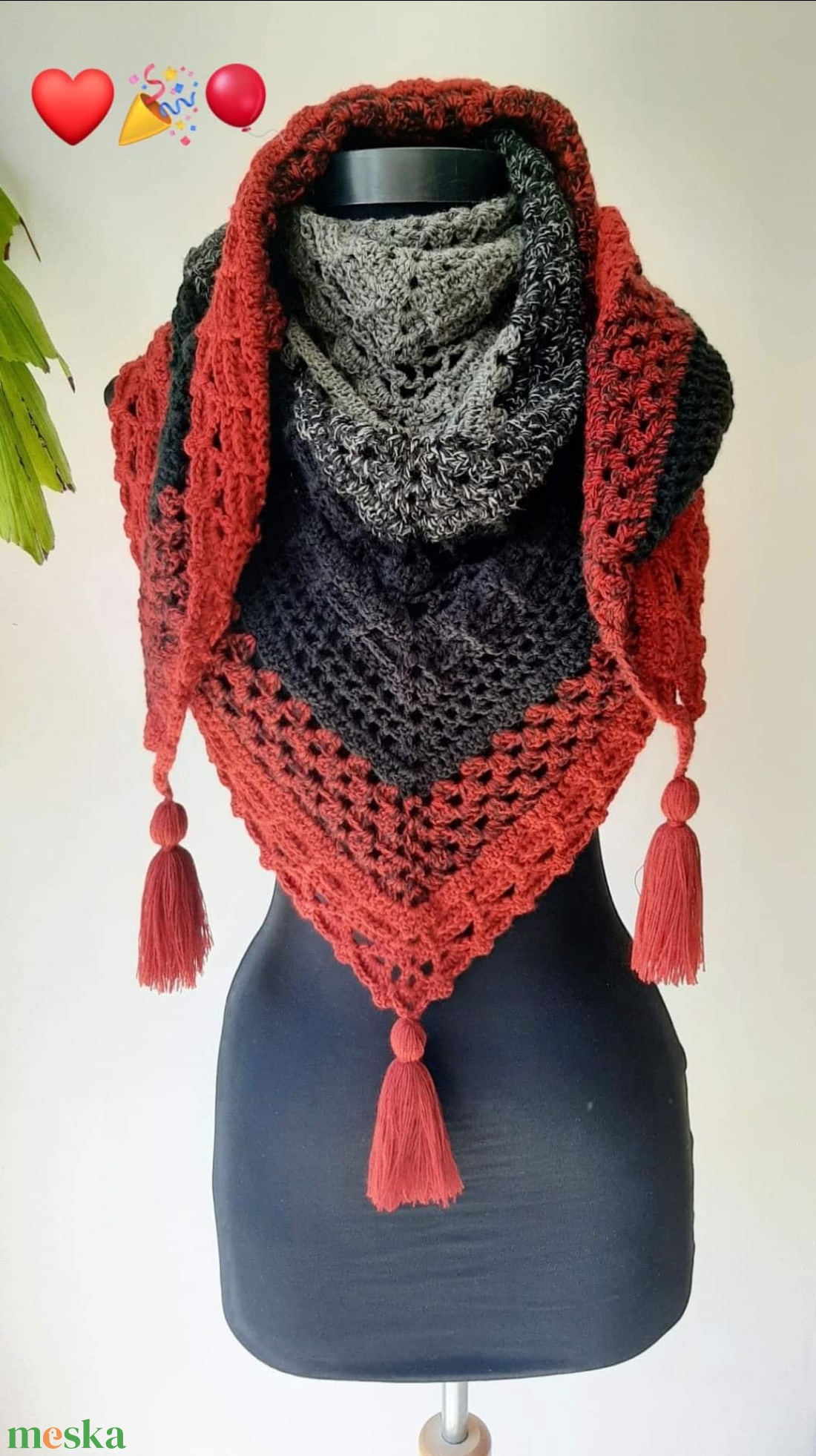 AKCIÓ! - Vulkán kendő - ruha & divat - sál, sapka, kendő - vállkendő - Meska.hu